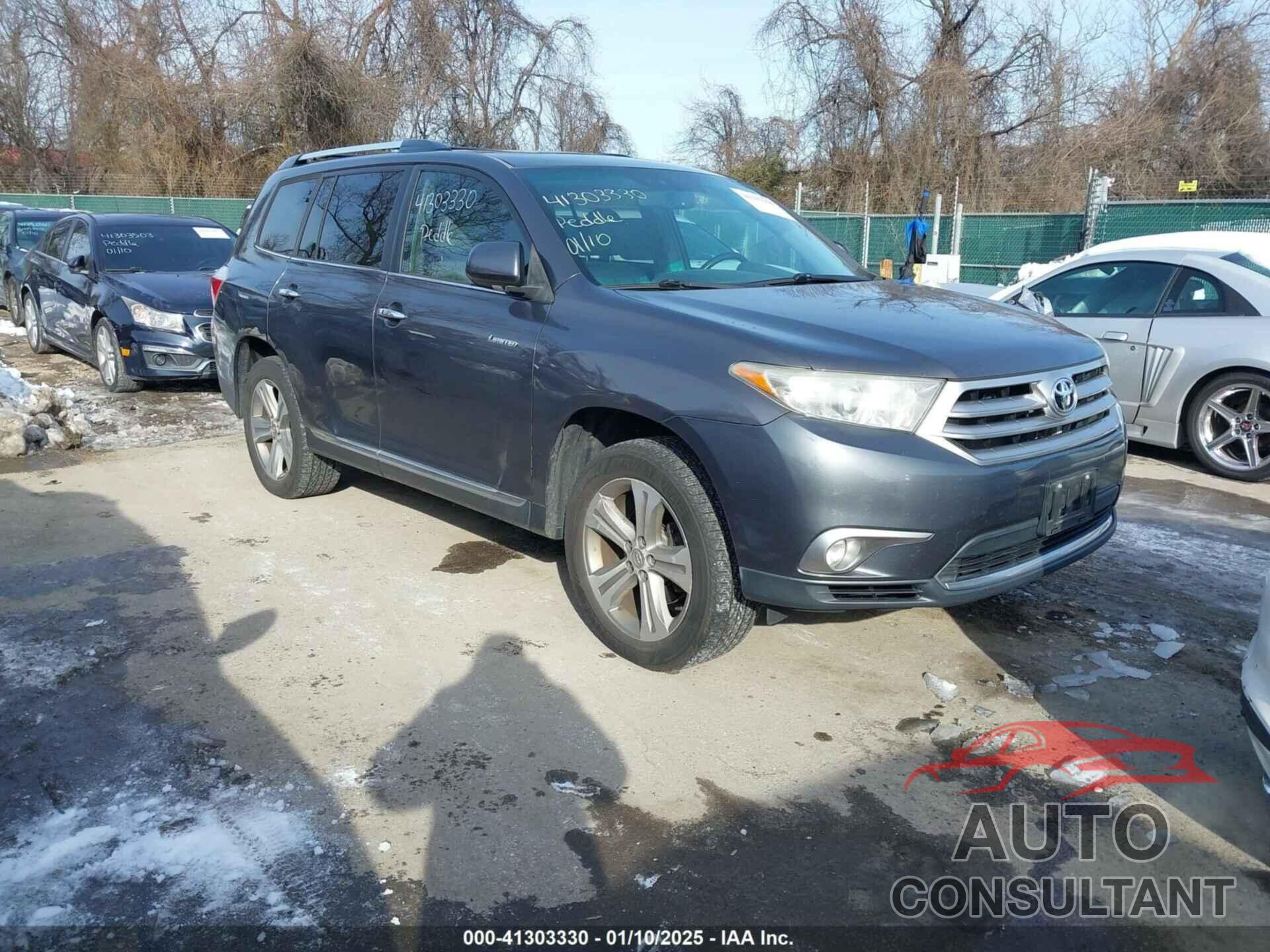 TOYOTA HIGHLANDER 2012 - 5TDDK3EH9CS161380