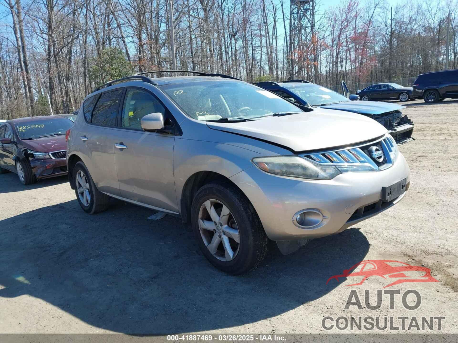 NISSAN MURANO 2009 - JN8AZ18U29W028128