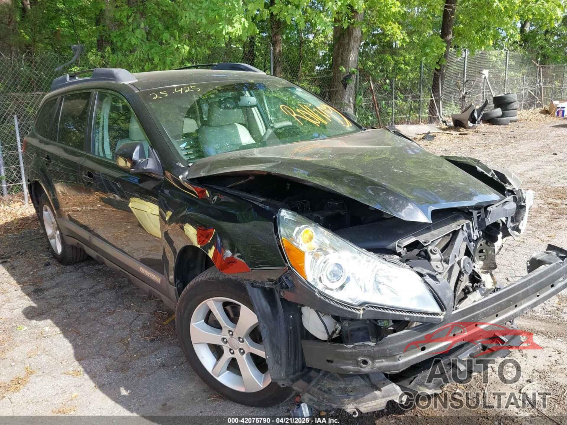 SUBARU OUTBACK 2011 - 4S4BREKCXB2389381