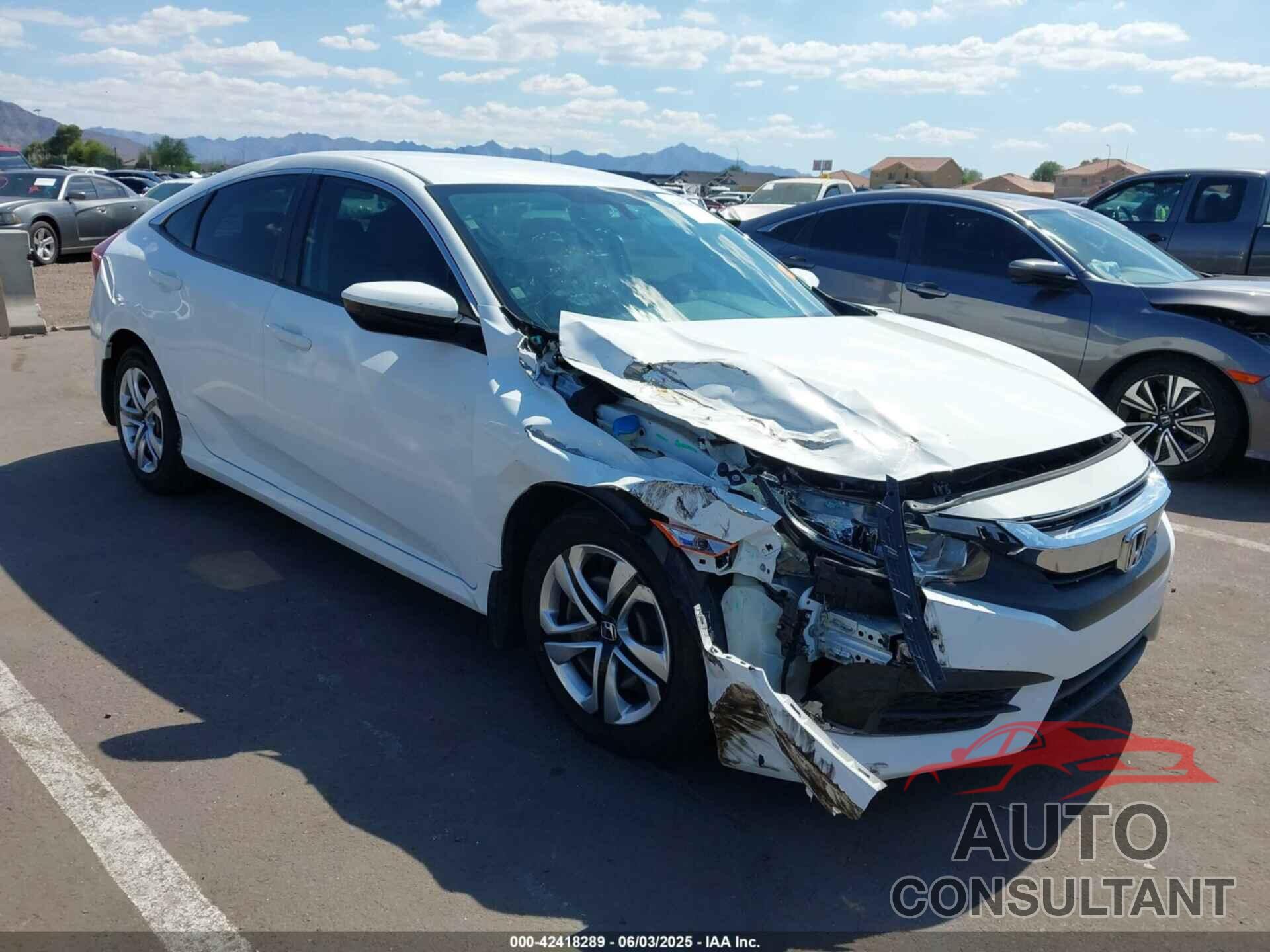 HONDA CIVIC 2016 - 19XFC2F53GE022284