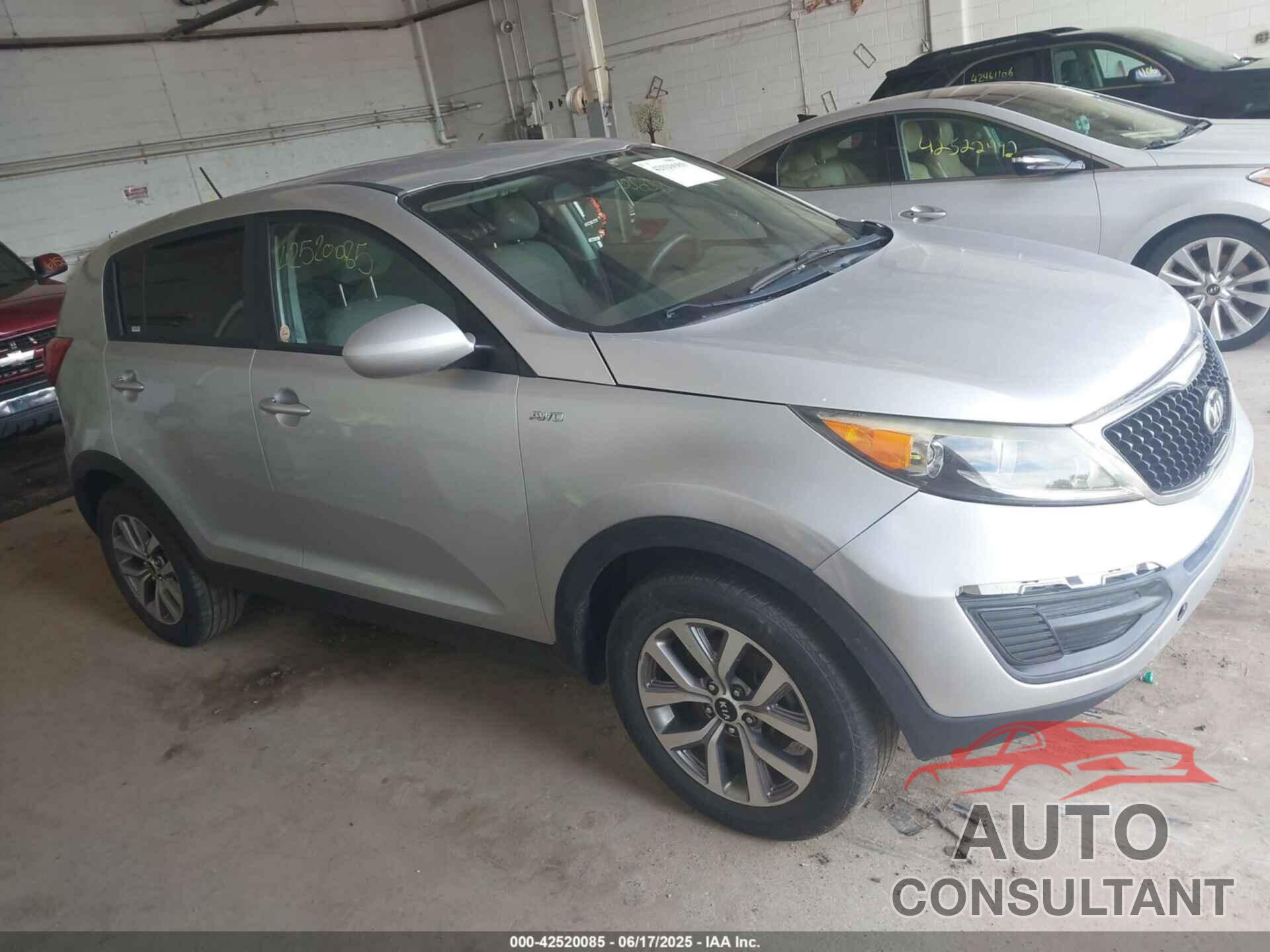 KIA SPORTAGE 2016 - KNDPBCAC1G7864074