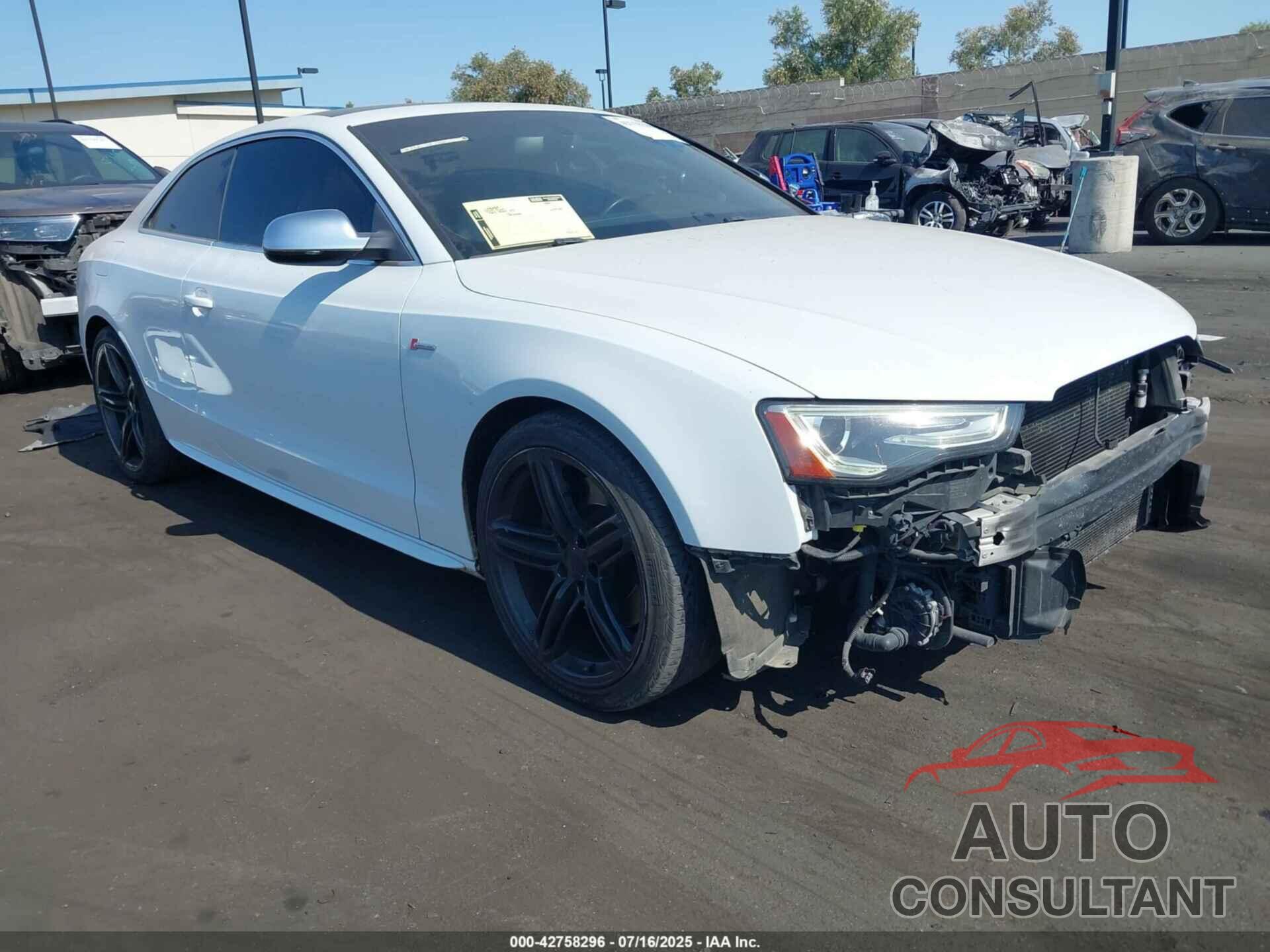 AUDI S5 2013 - WAUCGAFR0DA042850
