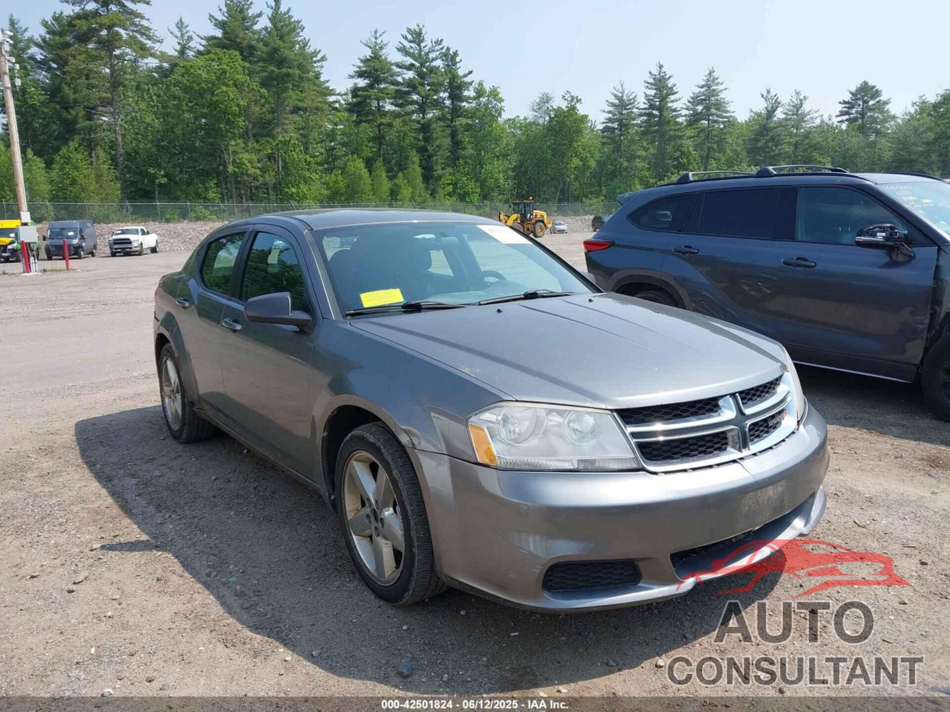 DODGE AVENGER 2013 - 1C3CDZAB0DN637571