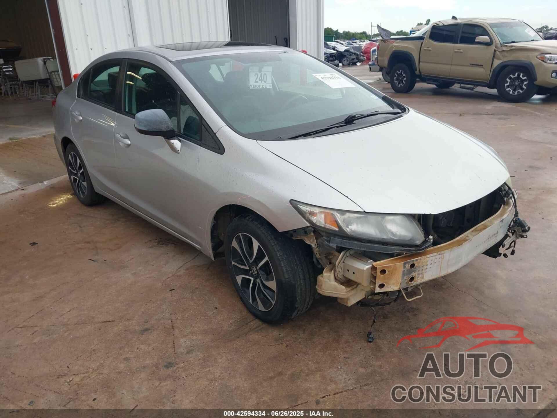 HONDA CIVIC 2013 - 19XFB2F93DE056744