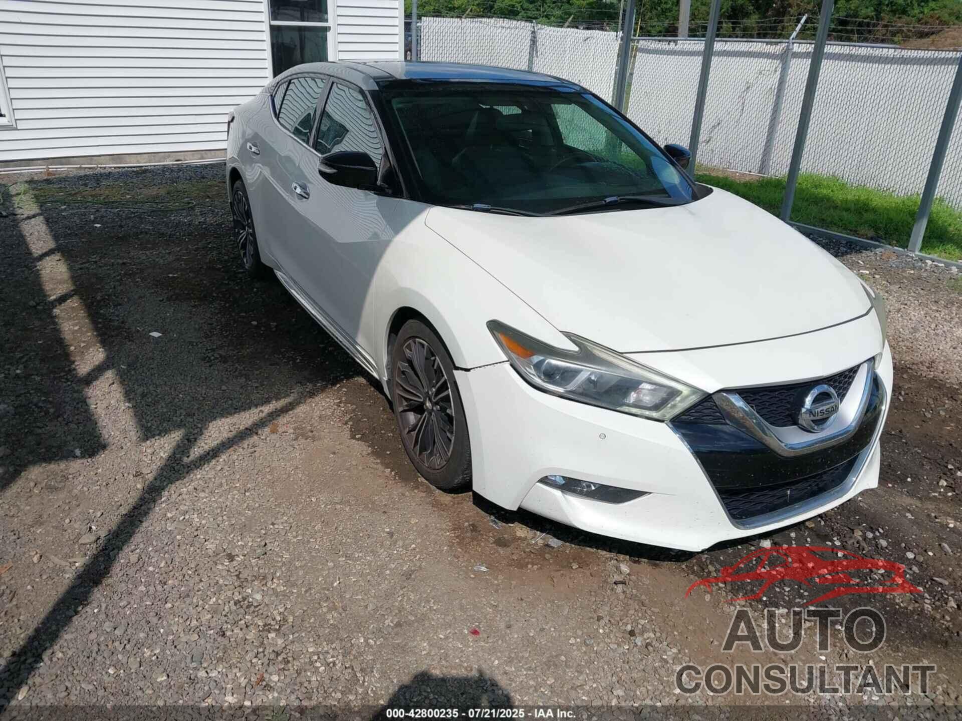 NISSAN MAXIMA 2016 - 1N4AA6AP3GC449137