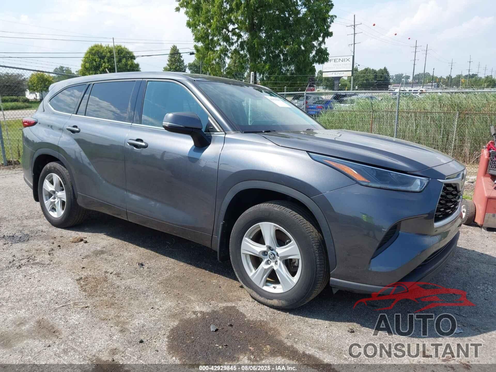 TOYOTA HIGHLANDER 2021 - 5TDCZRBH6MS065576