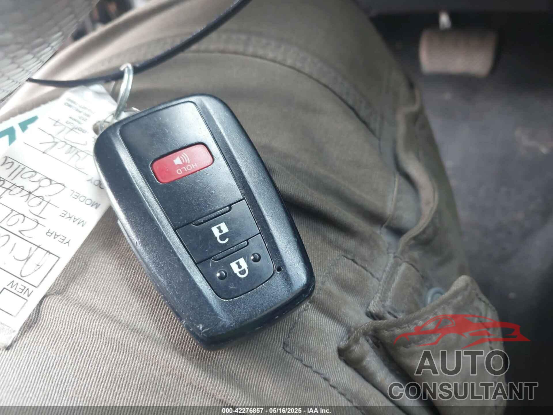 TOYOTA COROLLA 2019 - JTNK4RBE5K3053574