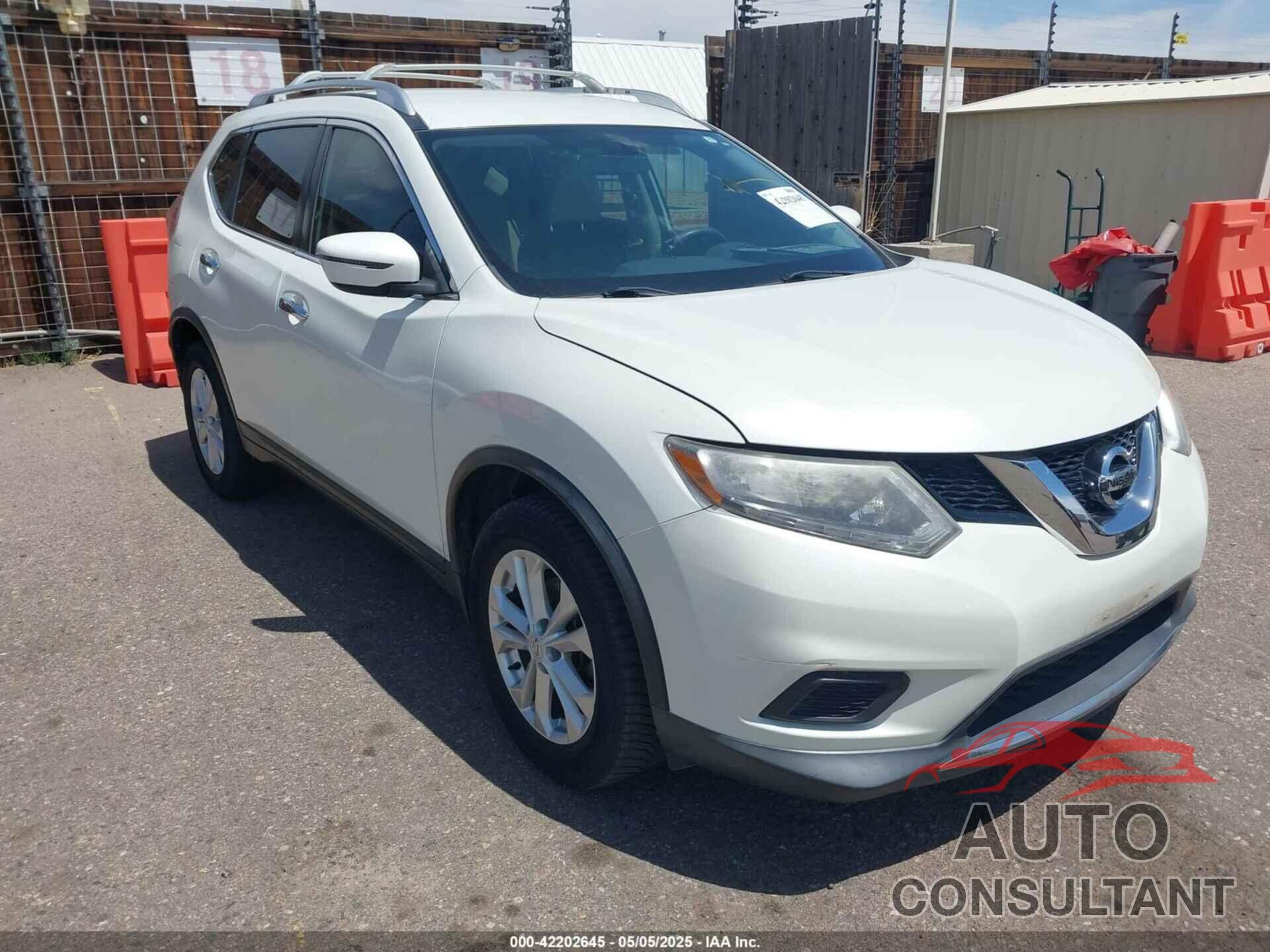 NISSAN ROGUE 2016 - KNMAT2MV0GP670288
