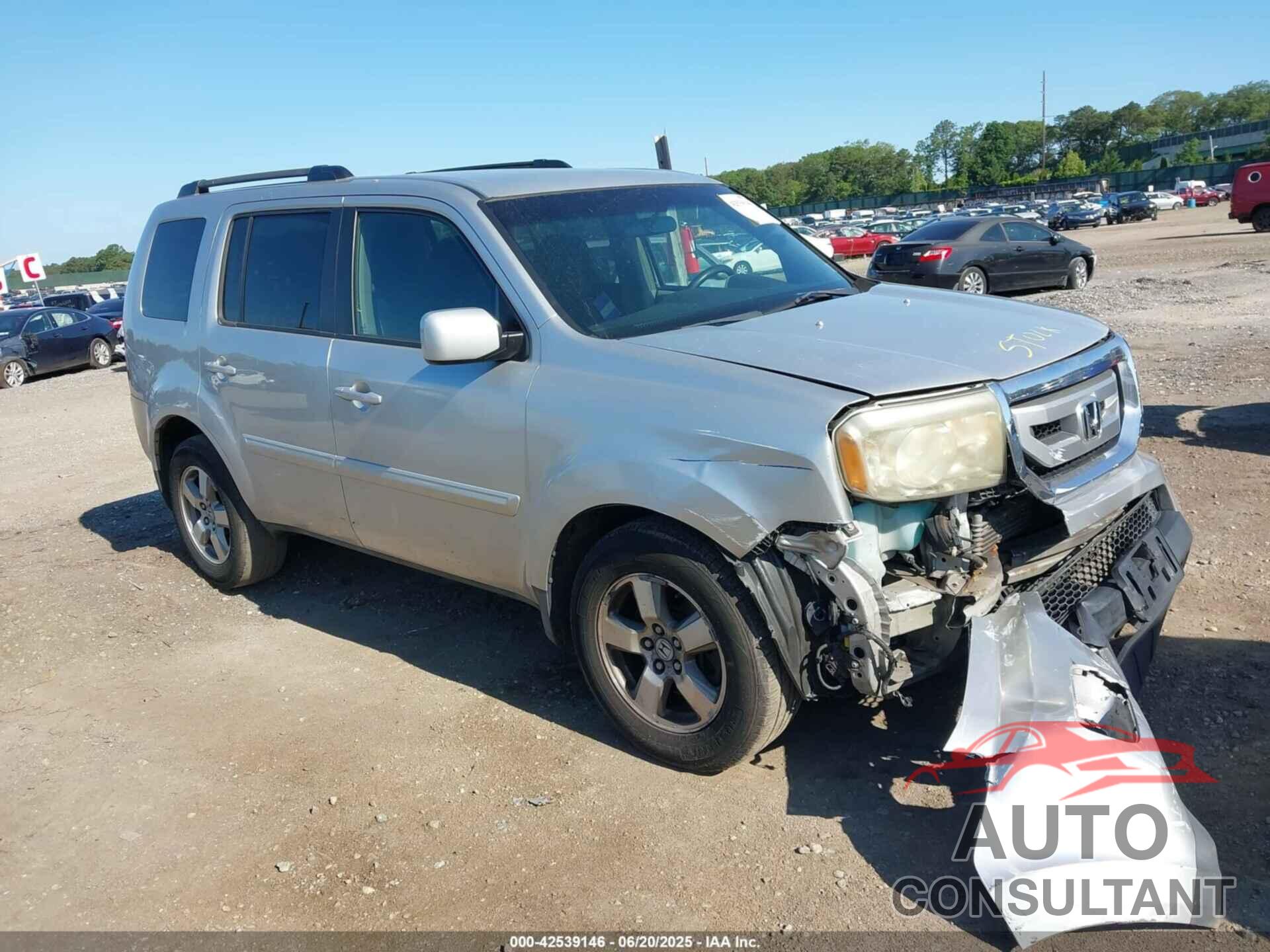 HONDA PILOT 2009 - 5FNYF48489B047372