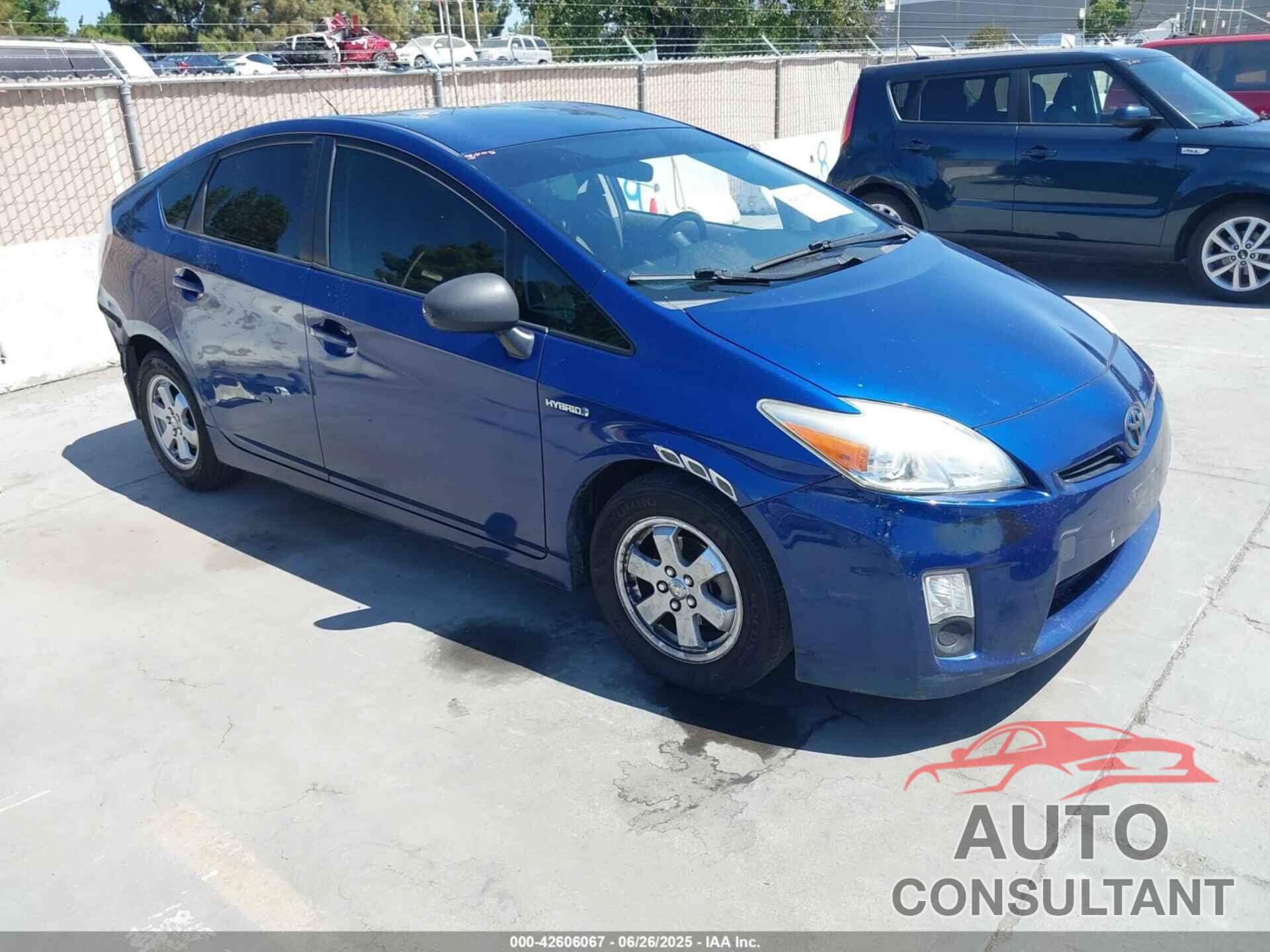 TOYOTA PRIUS 2010 - JTDKN3DUXA0184454