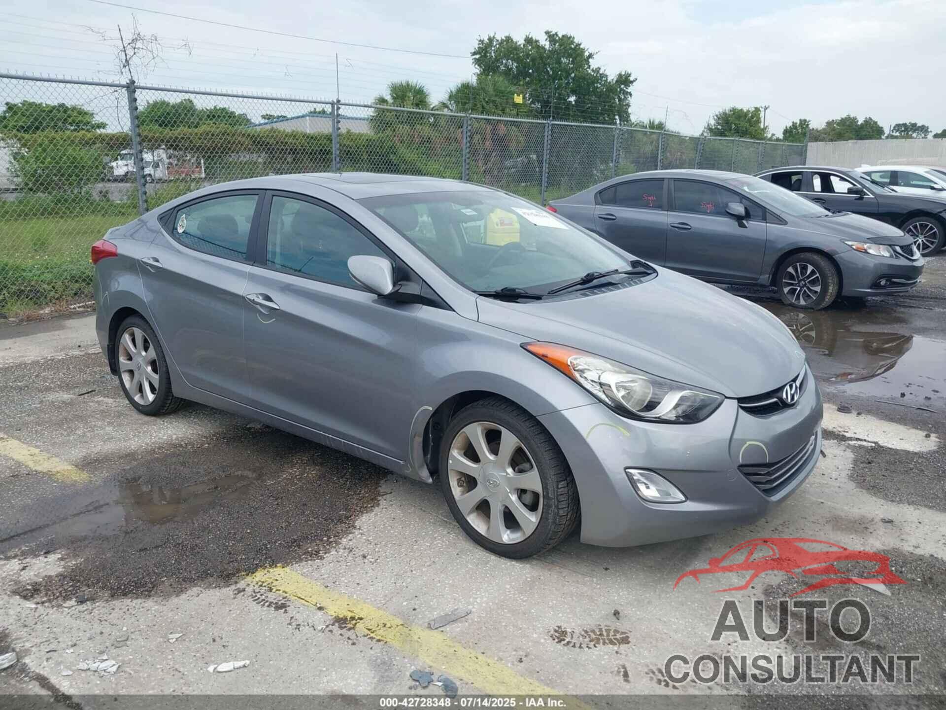 HYUNDAI ELANTRA 2013 - KMHDH4AE9DU890729