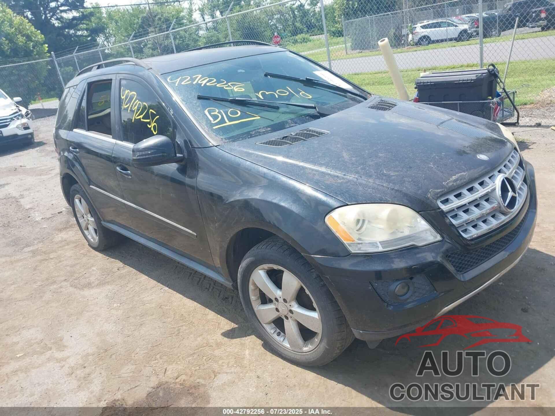 MERCEDES-BENZ ML 350 2011 - 4JGBB5GB0BA723234