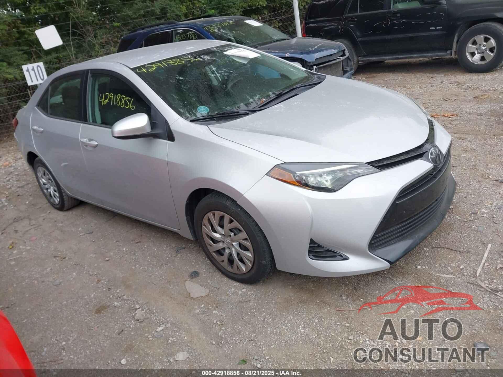 TOYOTA COROLLA 2018 - 2T1BURHE6JC084673