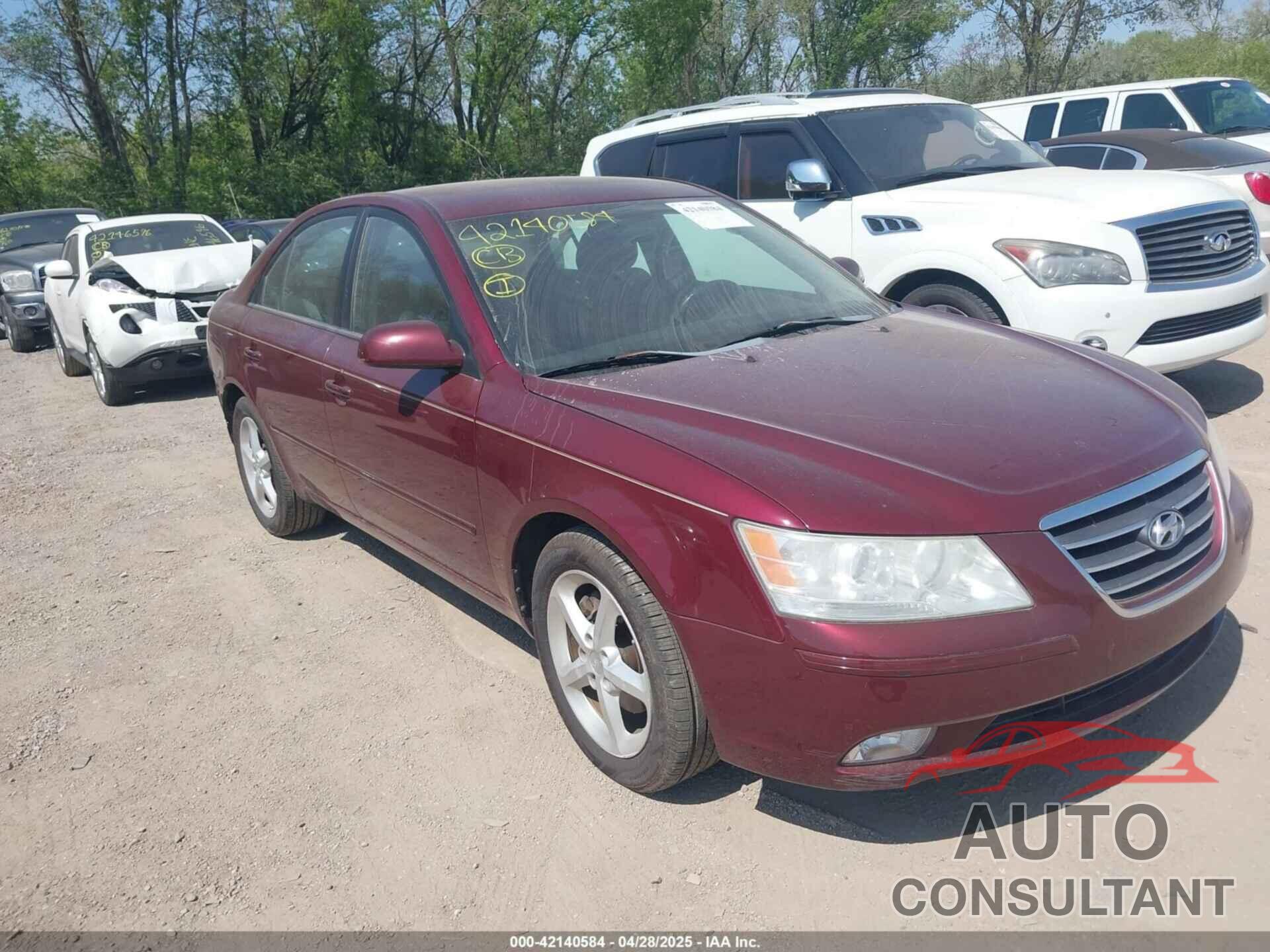 HYUNDAI SONATA 2009 - 5NPEU46FX9H442829