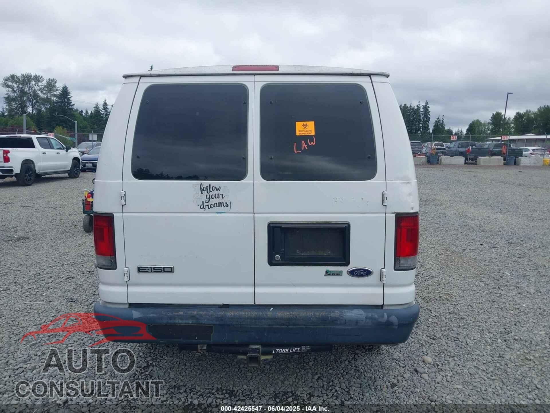 FORD E-150 2009 - 1FTNE14W09DA19620