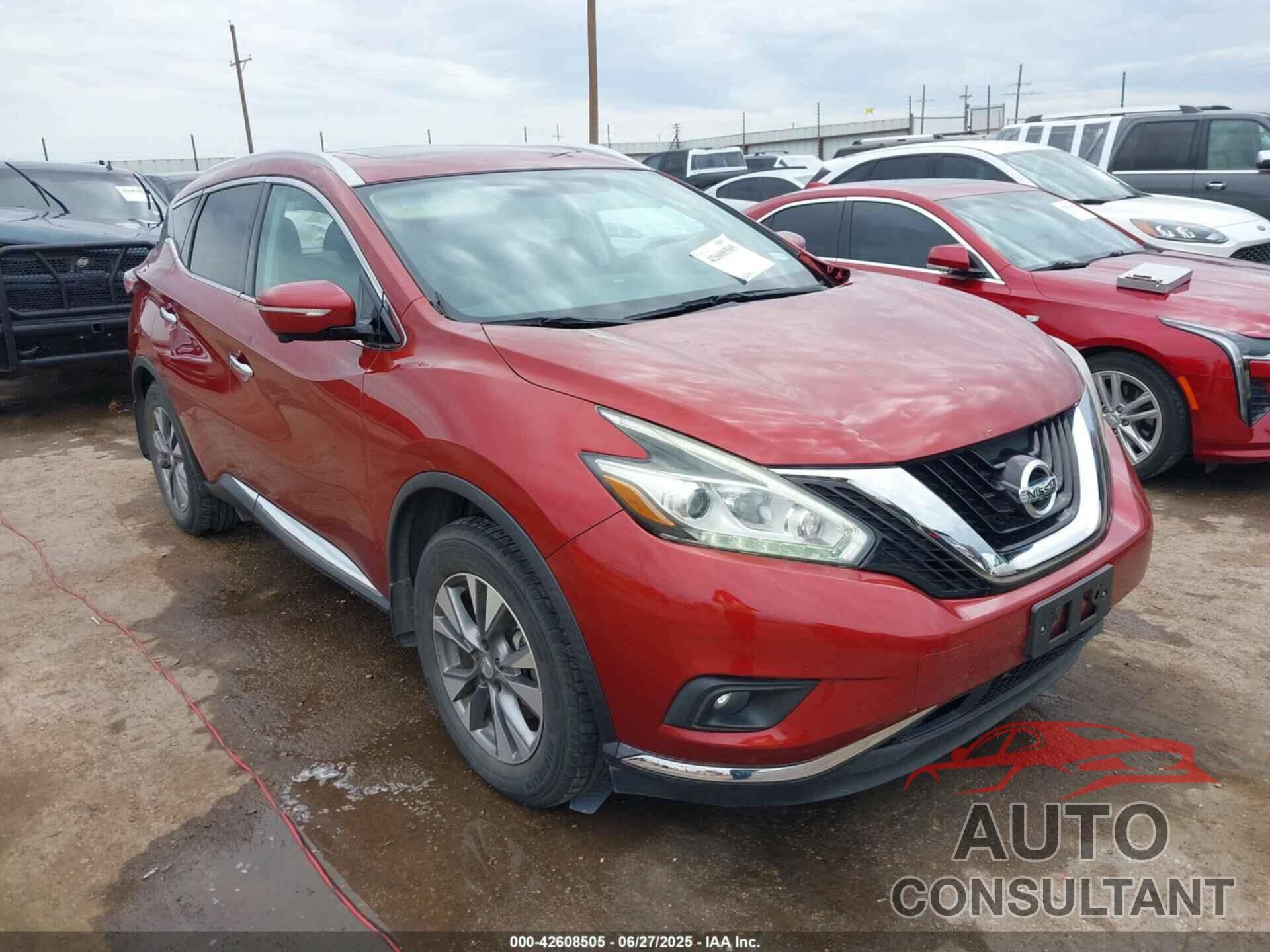 NISSAN MURANO 2015 - 5N1AZ2MG4FN213716
