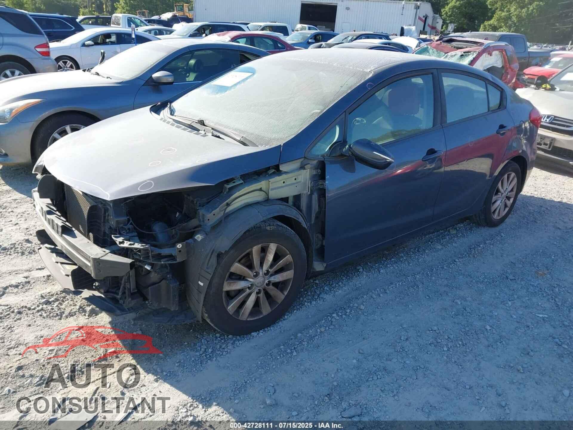 KIA FORTE 2016 - KNAFX4A60G5601662