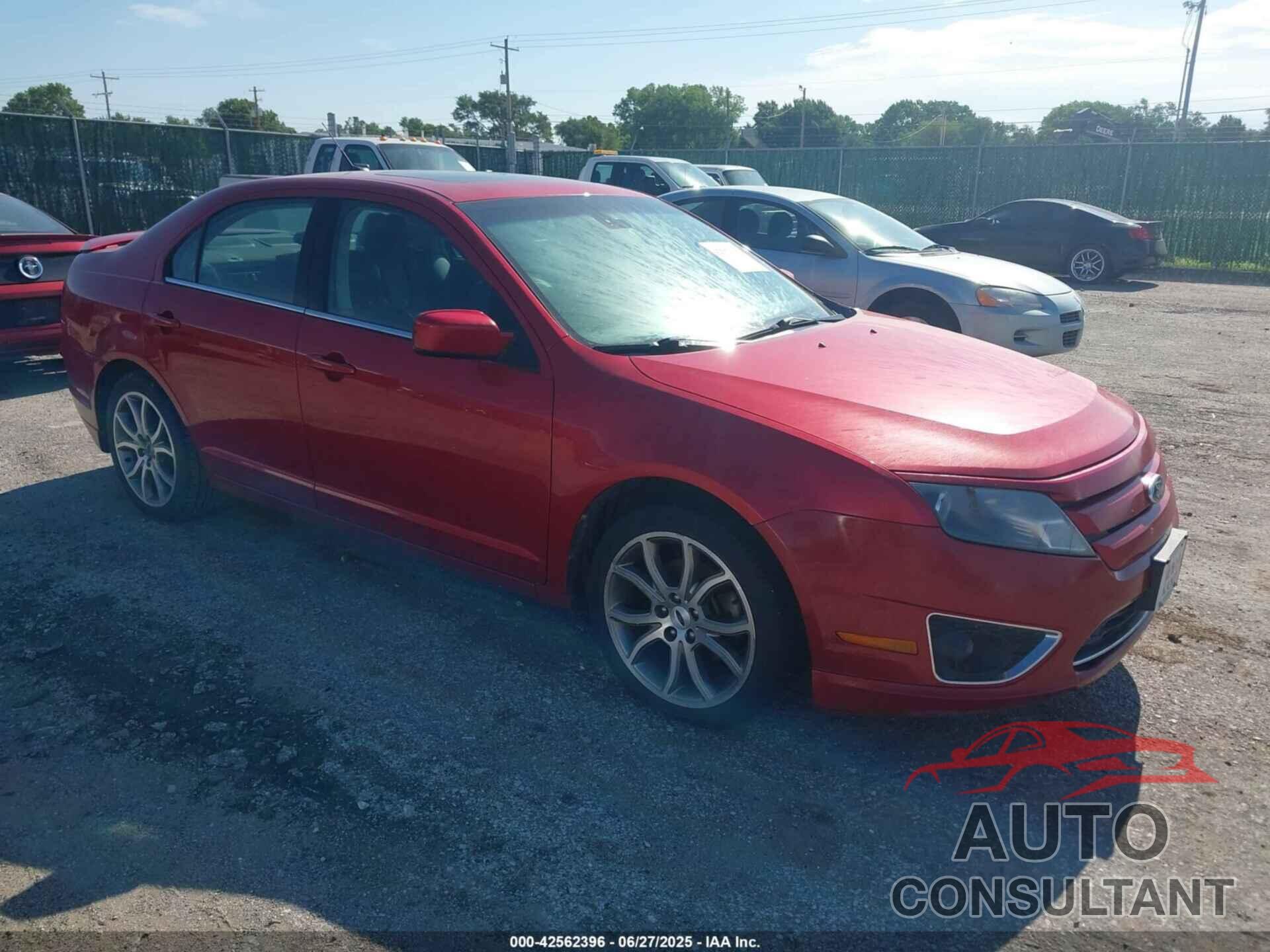 FORD FUSION 2012 - 3FAHP0JG0CR186840