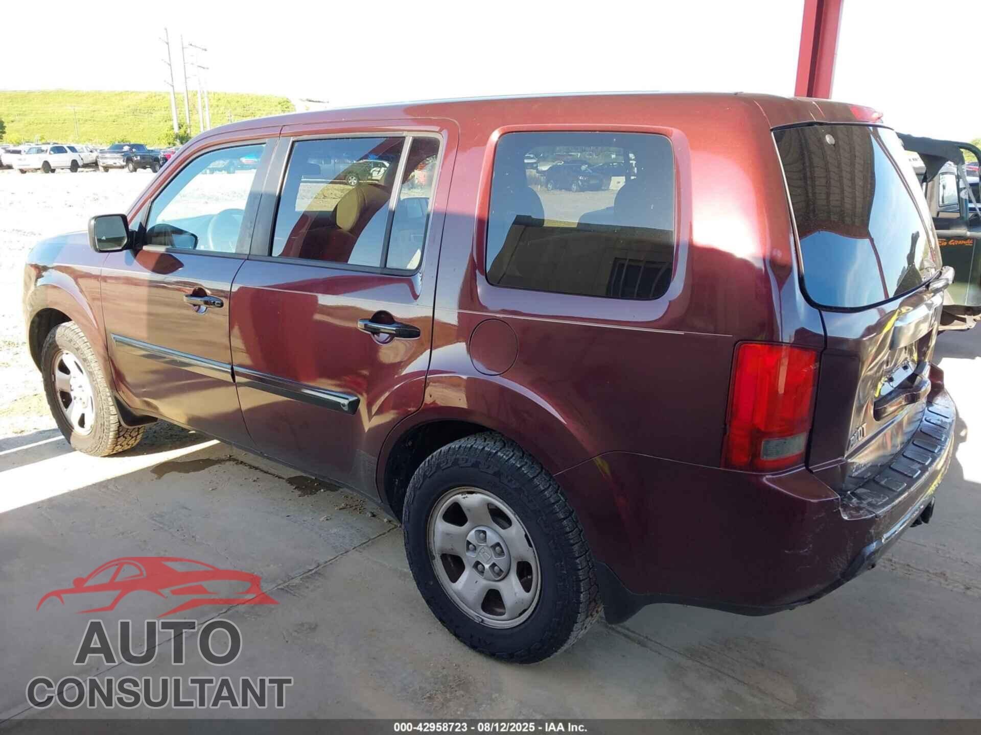 HONDA PILOT 2011 - 5FNYF3H23BB036620