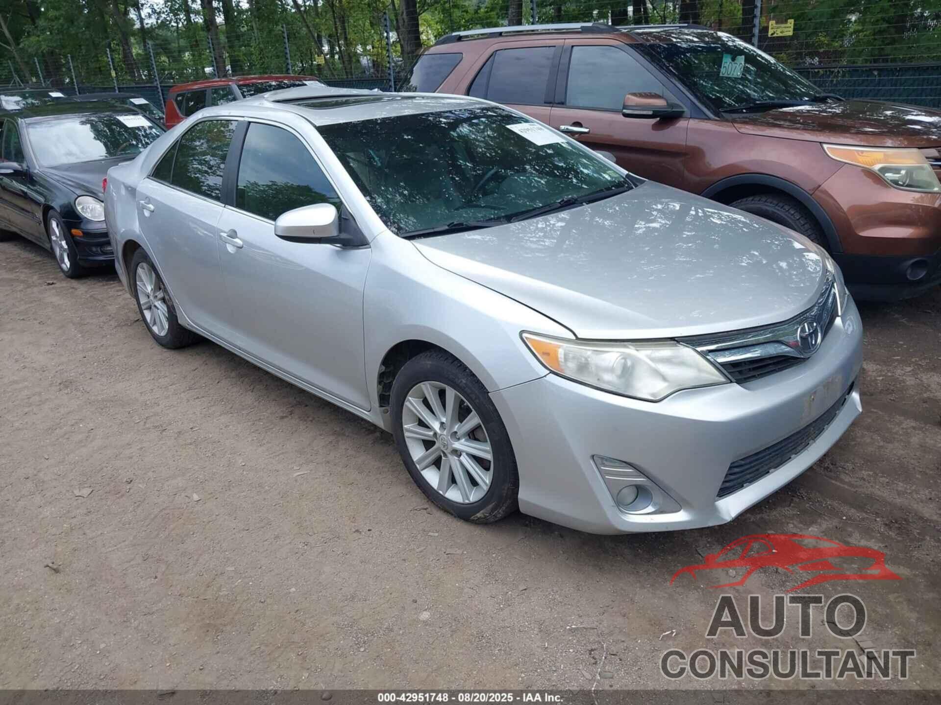 TOYOTA CAMRY 2012 - 4T4BF1FK3CR221662