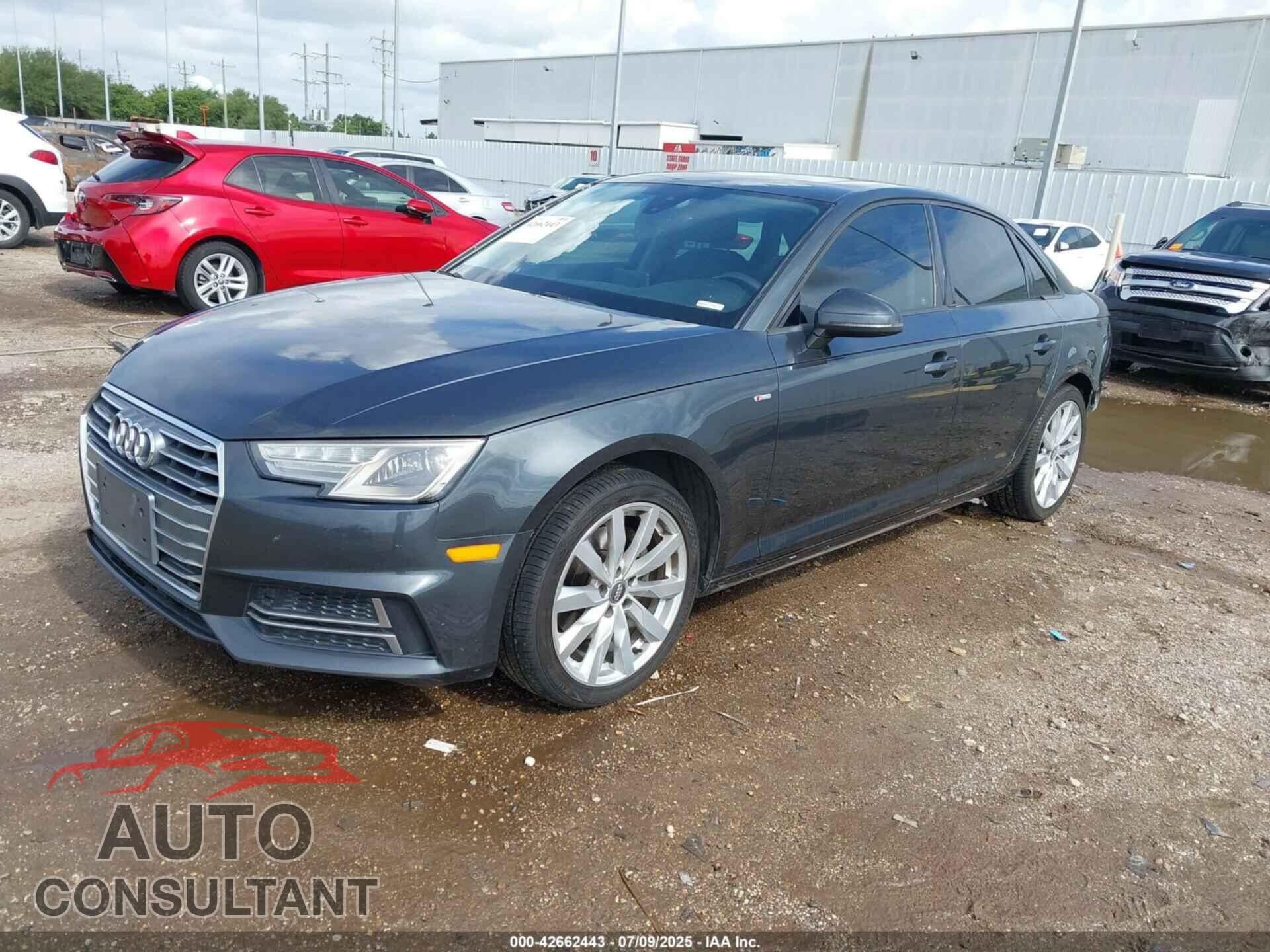 AUDI A4 2018 - WAUKMAF47JA086557