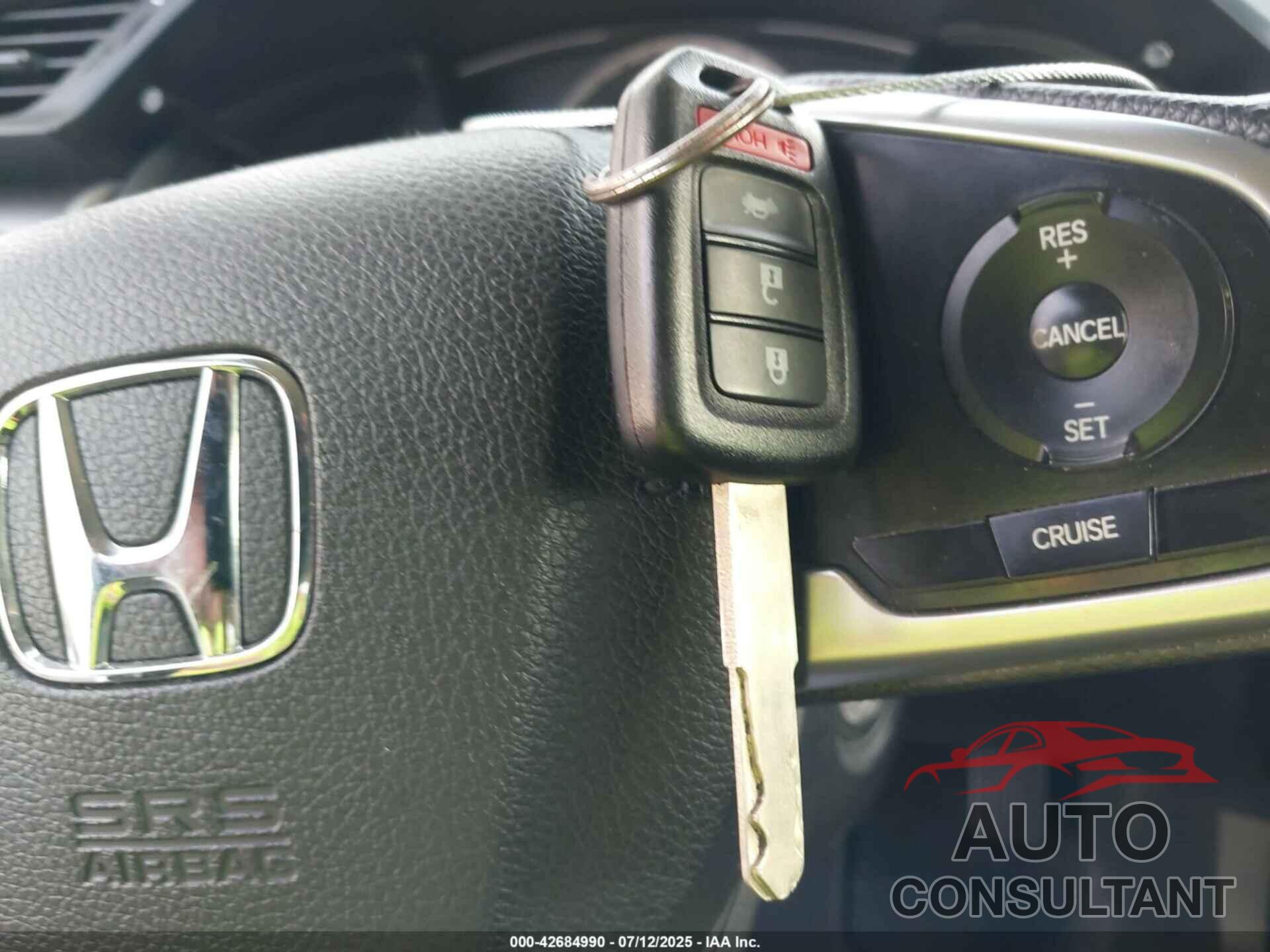 HONDA CIVIC 2017 - 19XFC2F52HE024853
