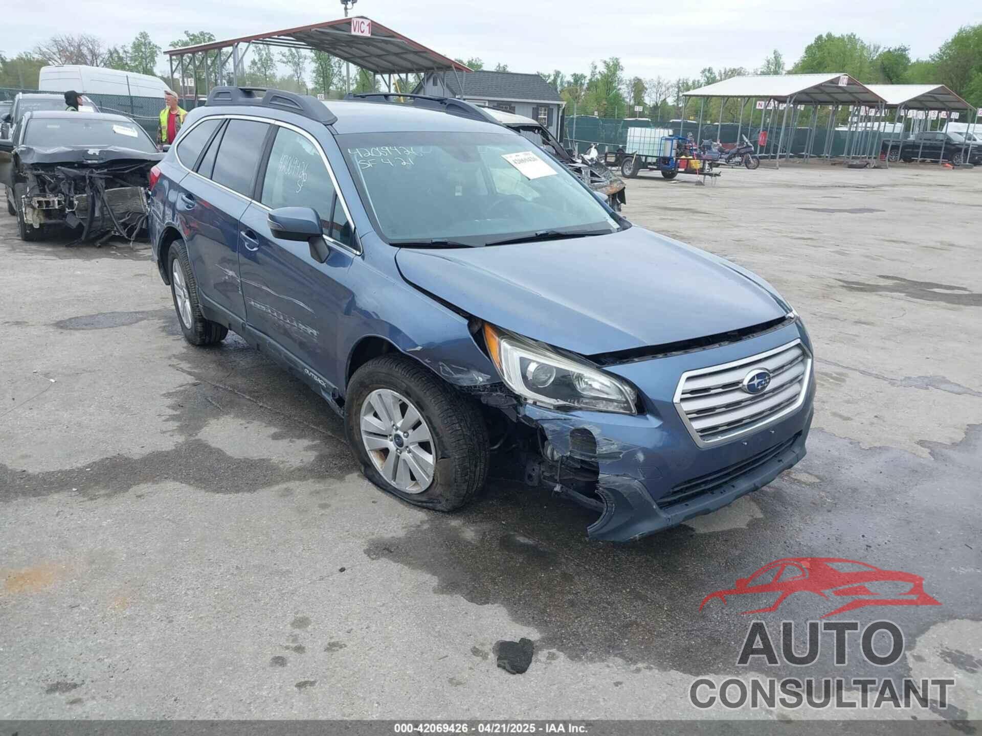 SUBARU OUTBACK 2017 - 4S4BSAFC6H3340740