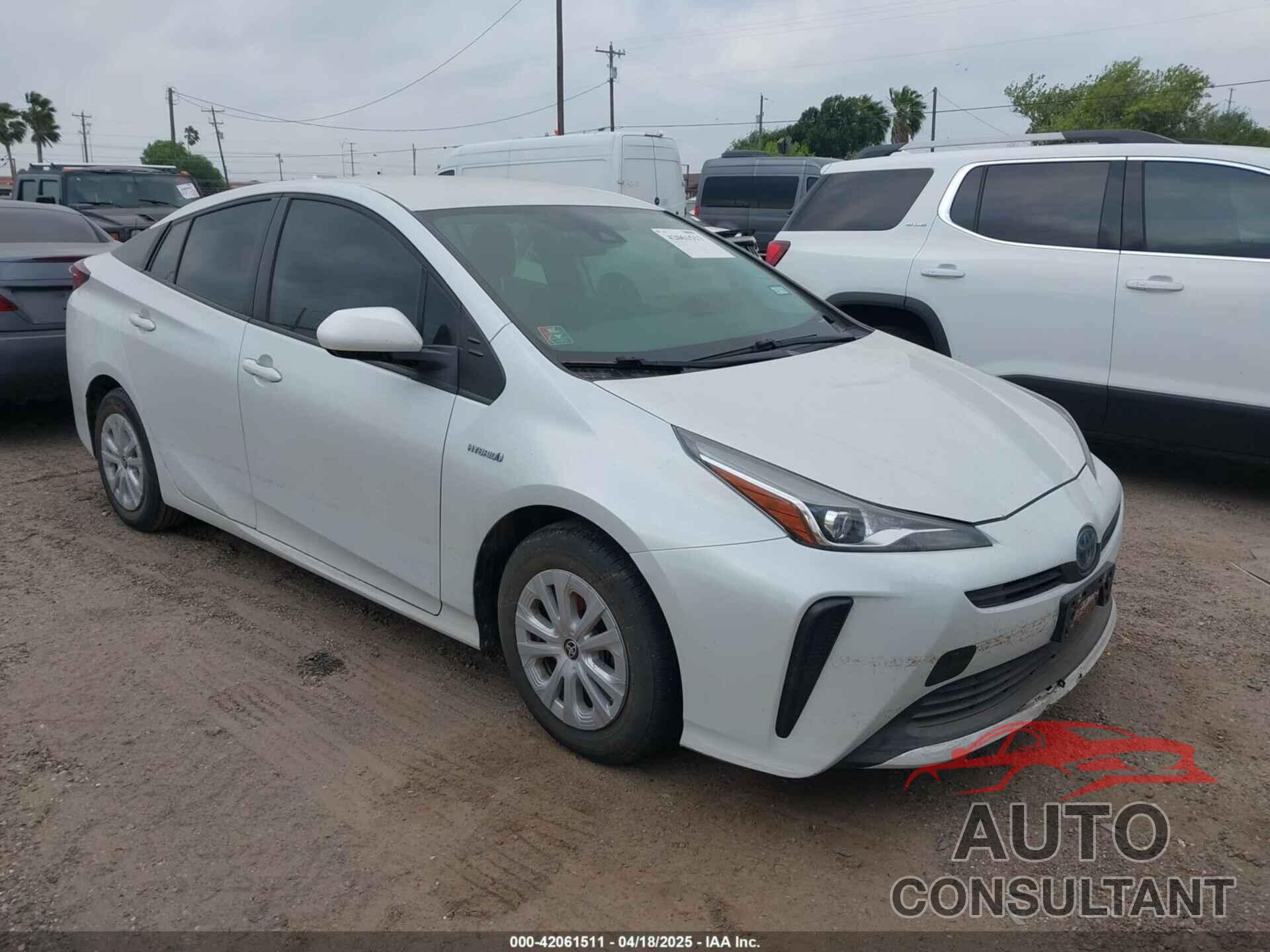 TOYOTA PRIUS 2021 - JTDKAMFU5M3132103
