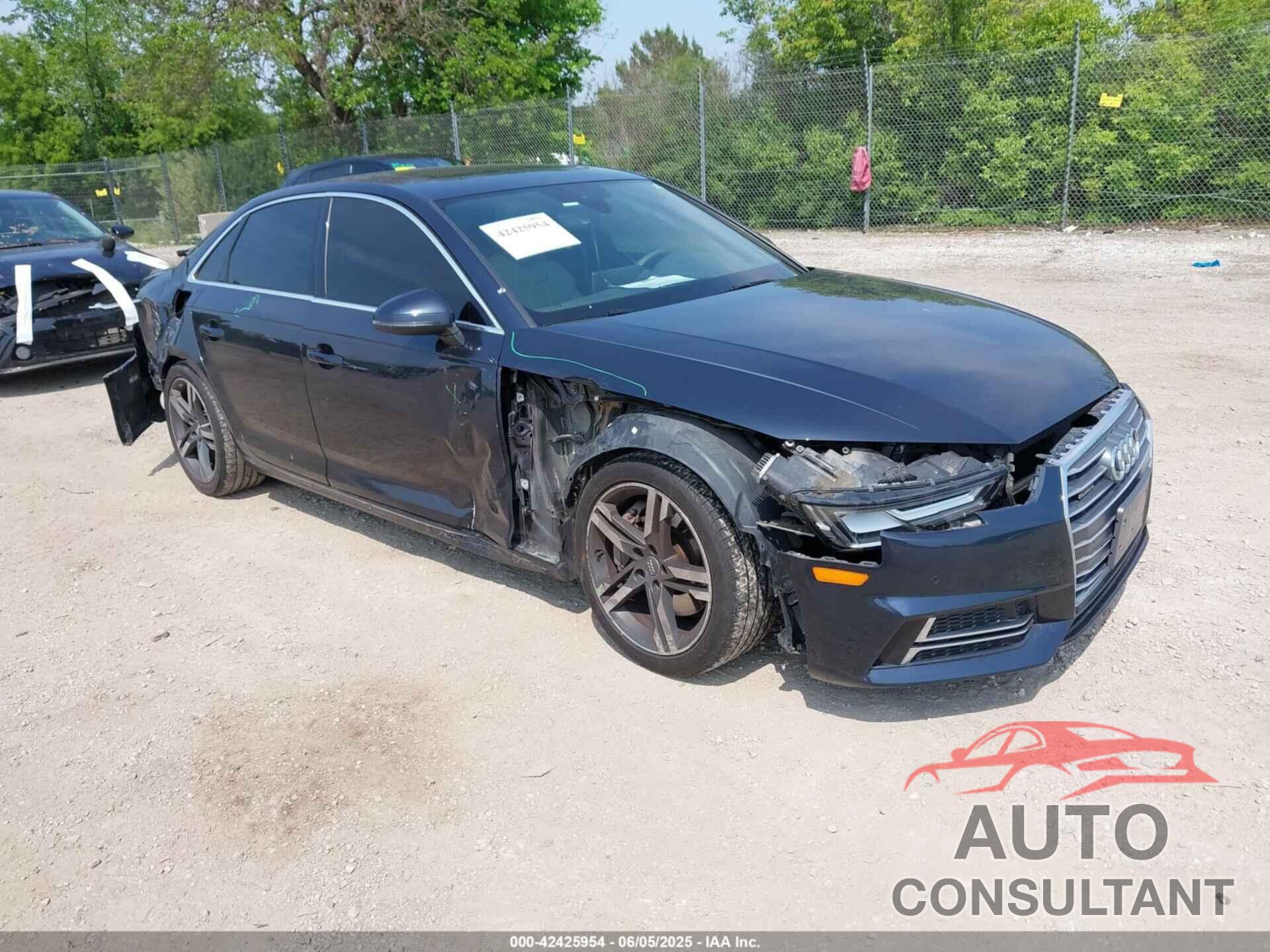 AUDI A4 2017 - WAUENAF45HN025981