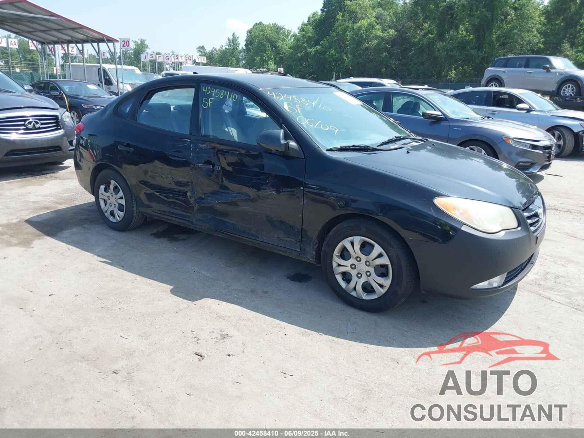 HYUNDAI ELANTRA 2010 - KMHDU4AD3AU189733