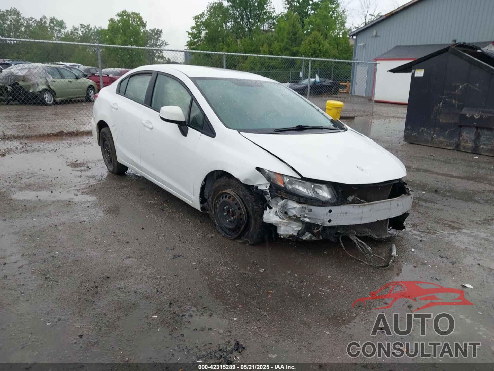 HONDA CIVIC 2013 - 19XFB2F53DE019237