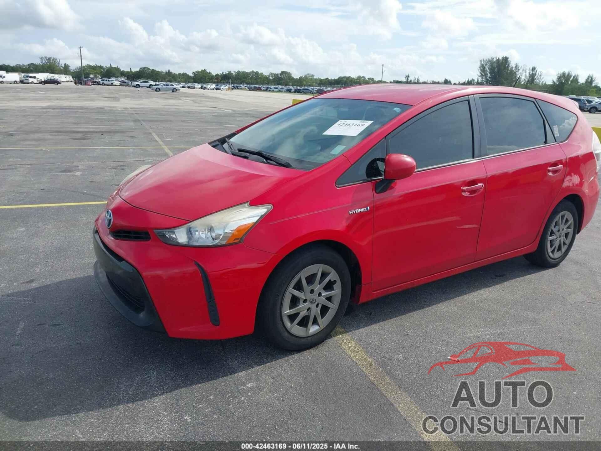 TOYOTA PRIUS V 2016 - JTDZN3EU2GJ052093