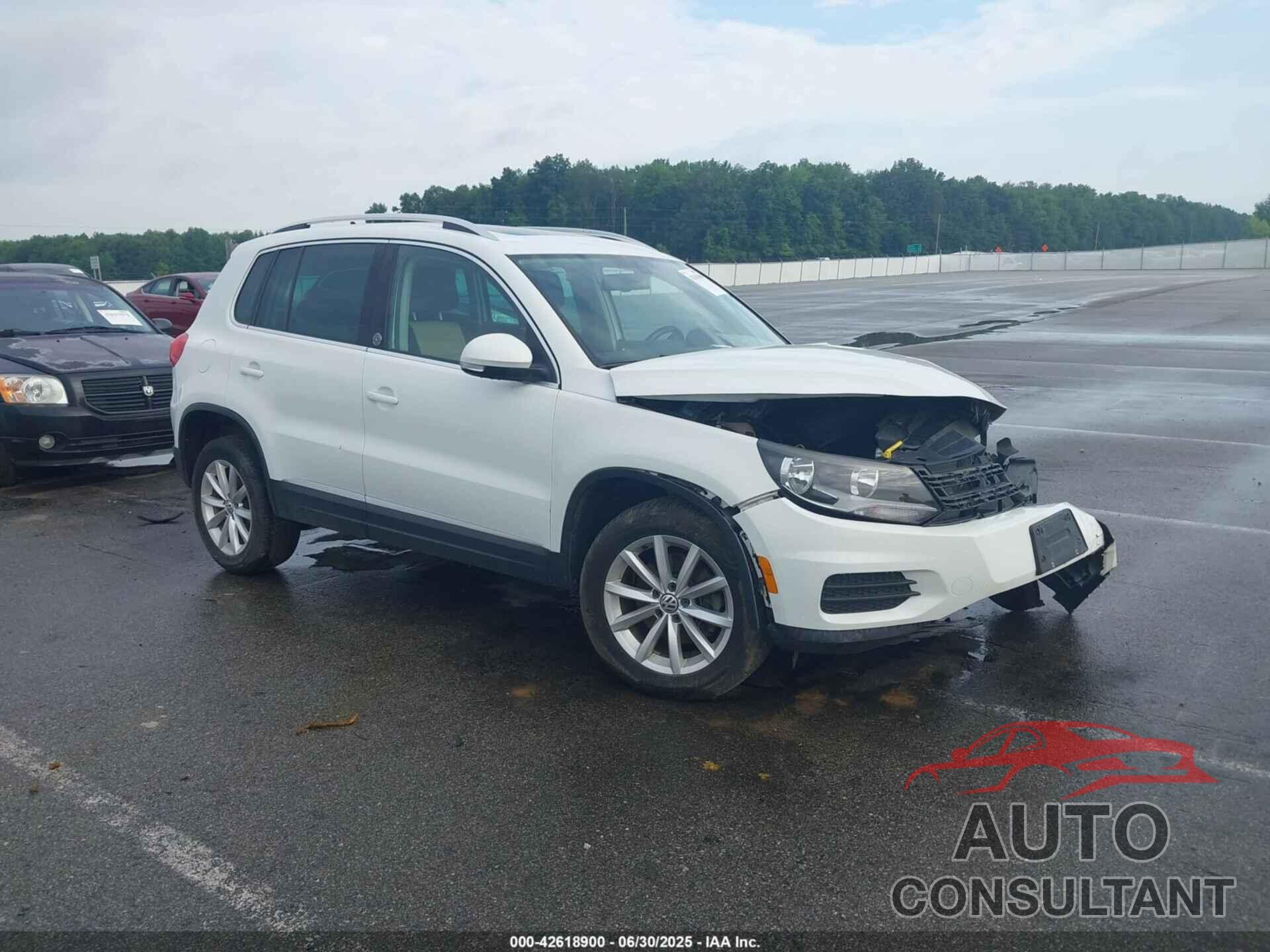 VOLKSWAGEN TIGUAN 2017 - WVGSV7AX3HK015991