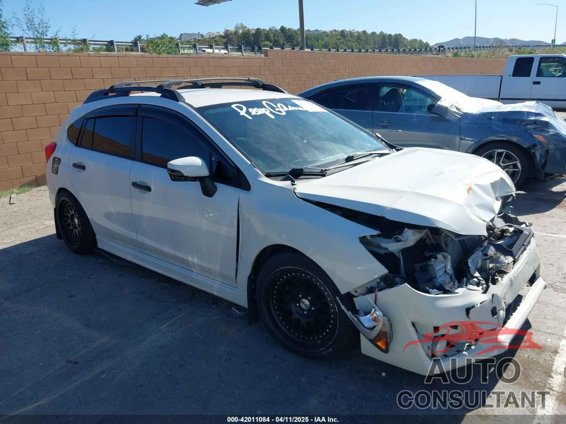 SUBARU IMPREZA 2016 - JF1GPAP66G8231481