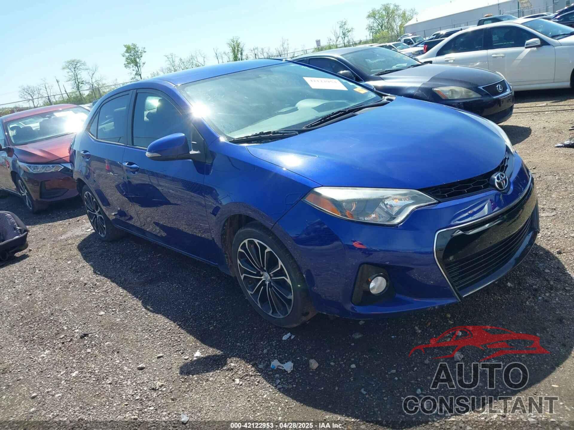 TOYOTA COROLLA 2015 - 2T1BURHE7FC319363