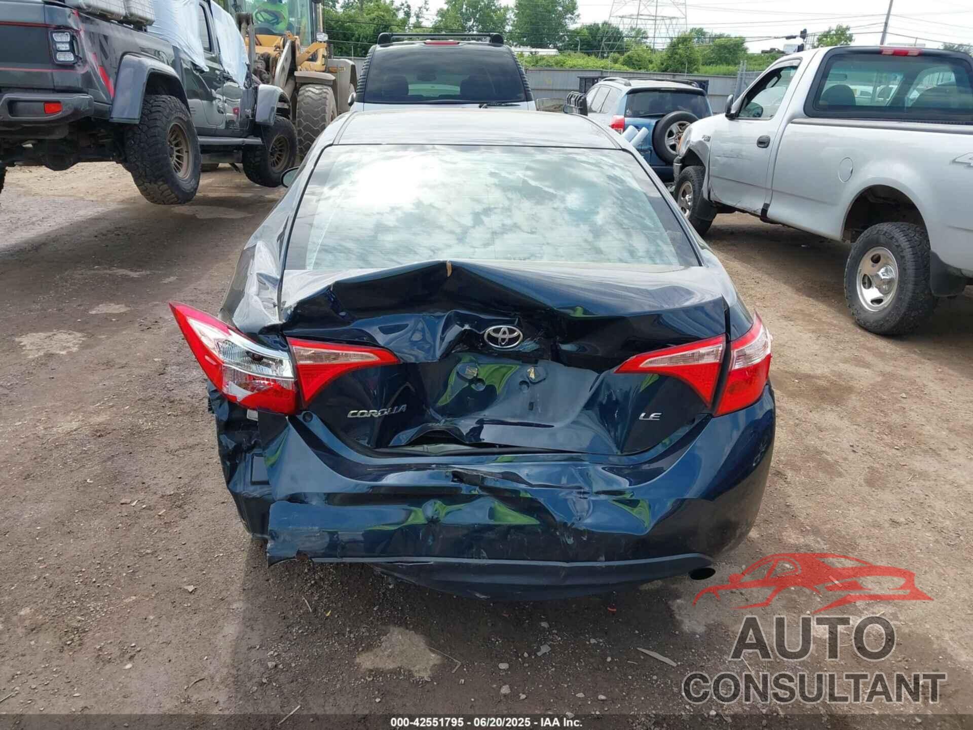 TOYOTA COROLLA 2017 - 2T1BURHE1HC788337