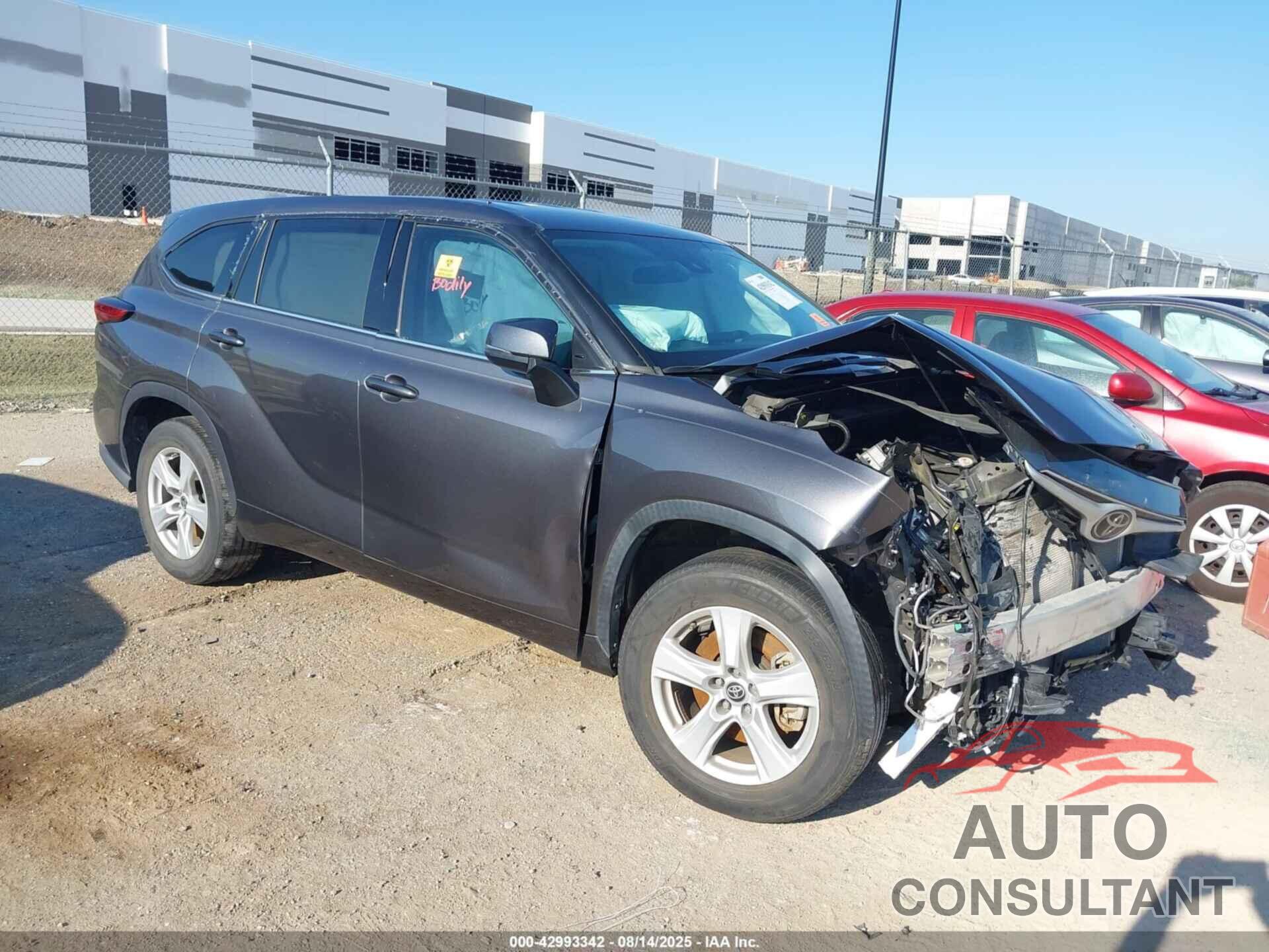 TOYOTA HIGHLANDER 2021 - 5TDCZRAH3MS063009
