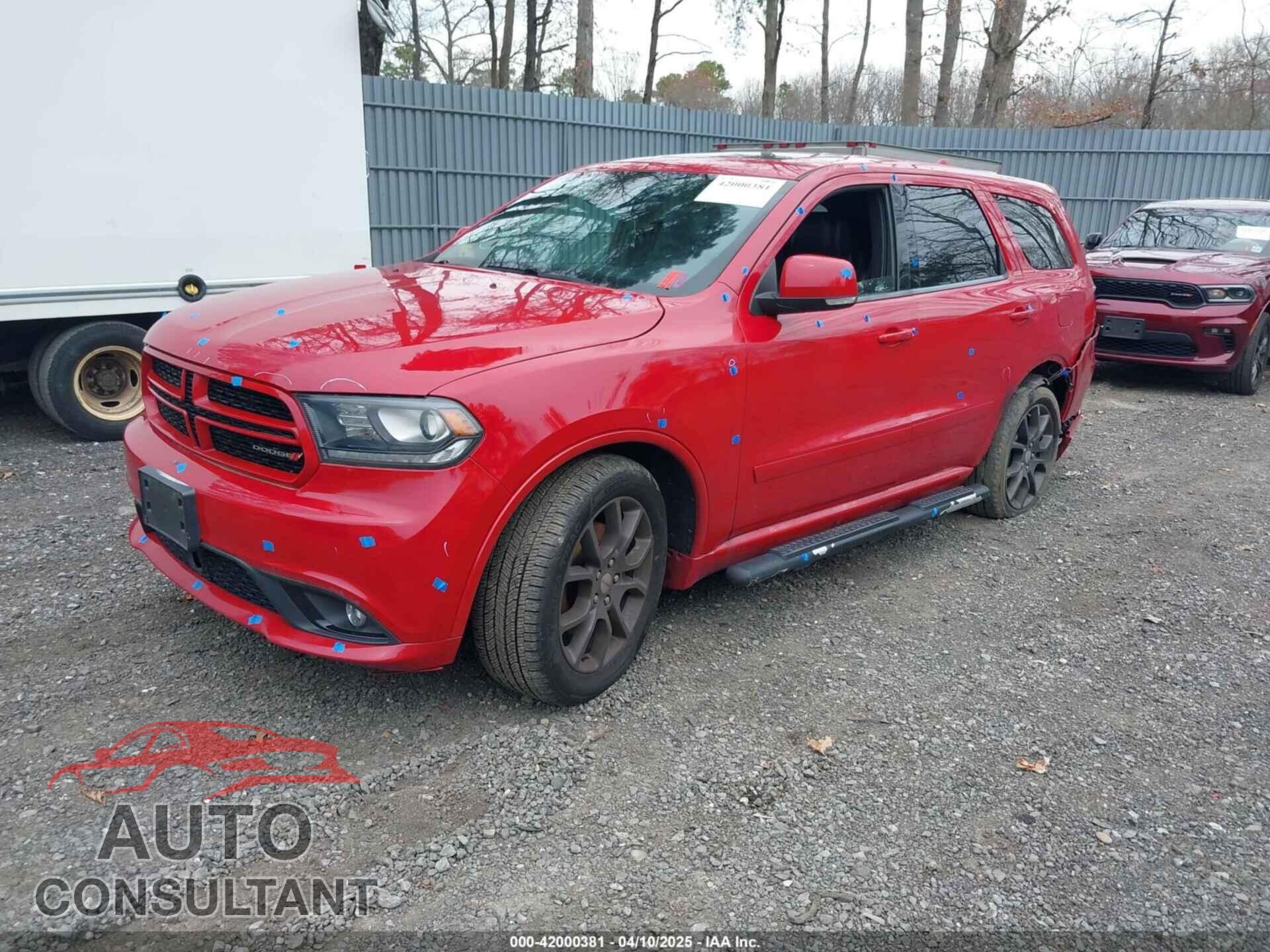DODGE DURANGO 2017 - 1C4SDJCT3HC630324