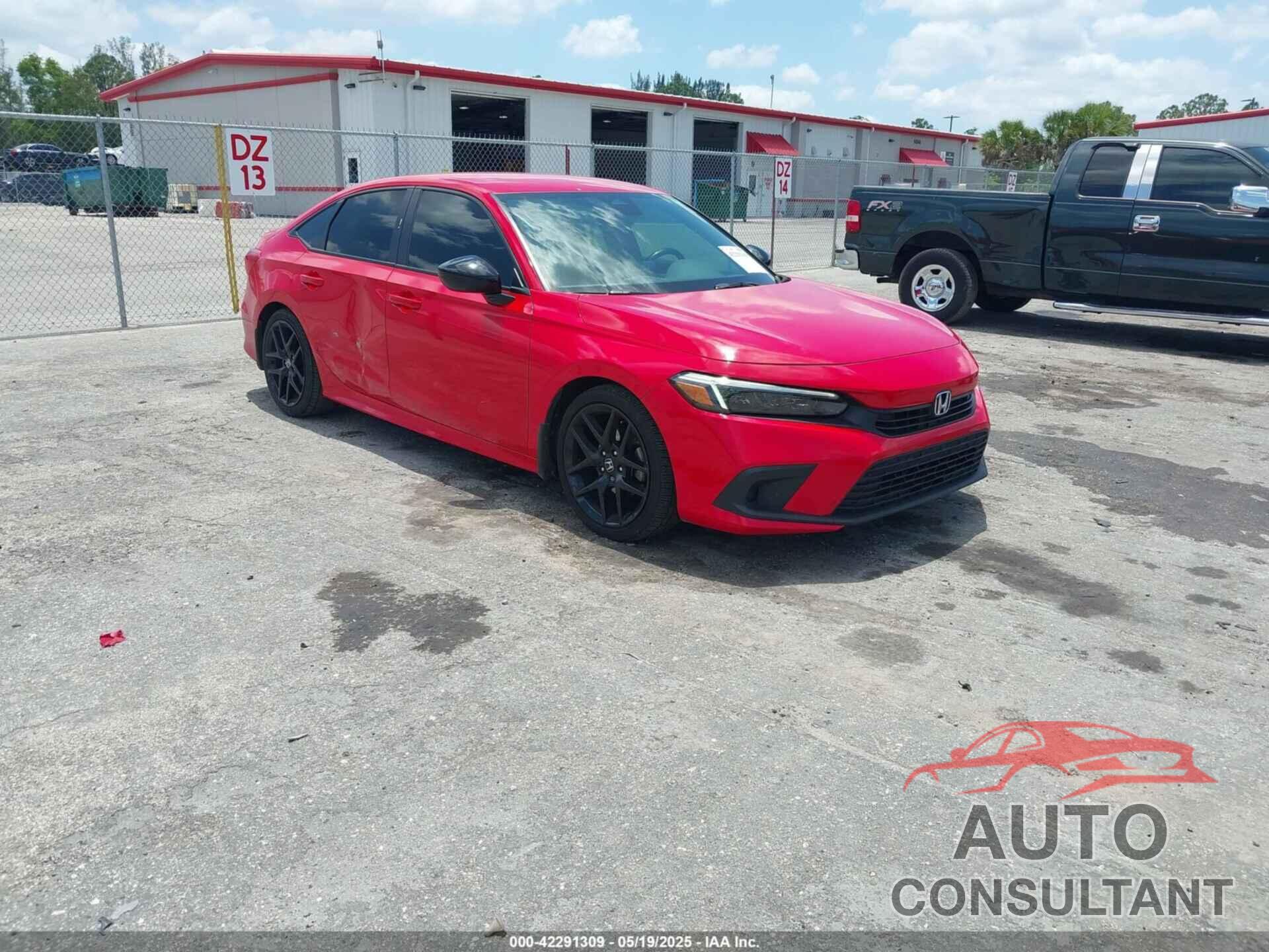 HONDA CIVIC 2022 - 2HGFE2F59NH609053