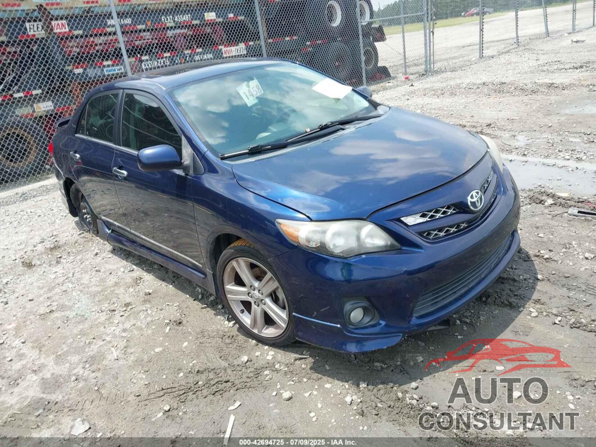 TOYOTA COROLLA 2013 - 5YFBU4EE1DP165334
