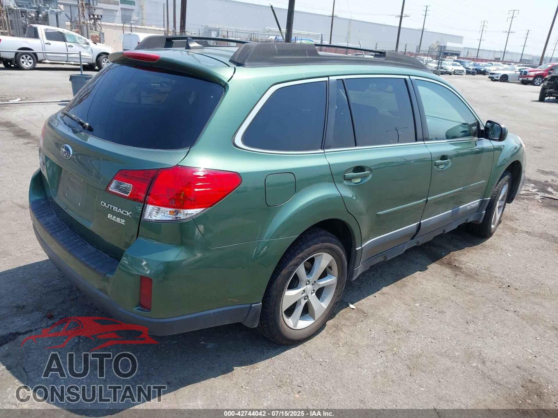 SUBARU OUTBACK 2014 - 4S4BRBLC8E3259997
