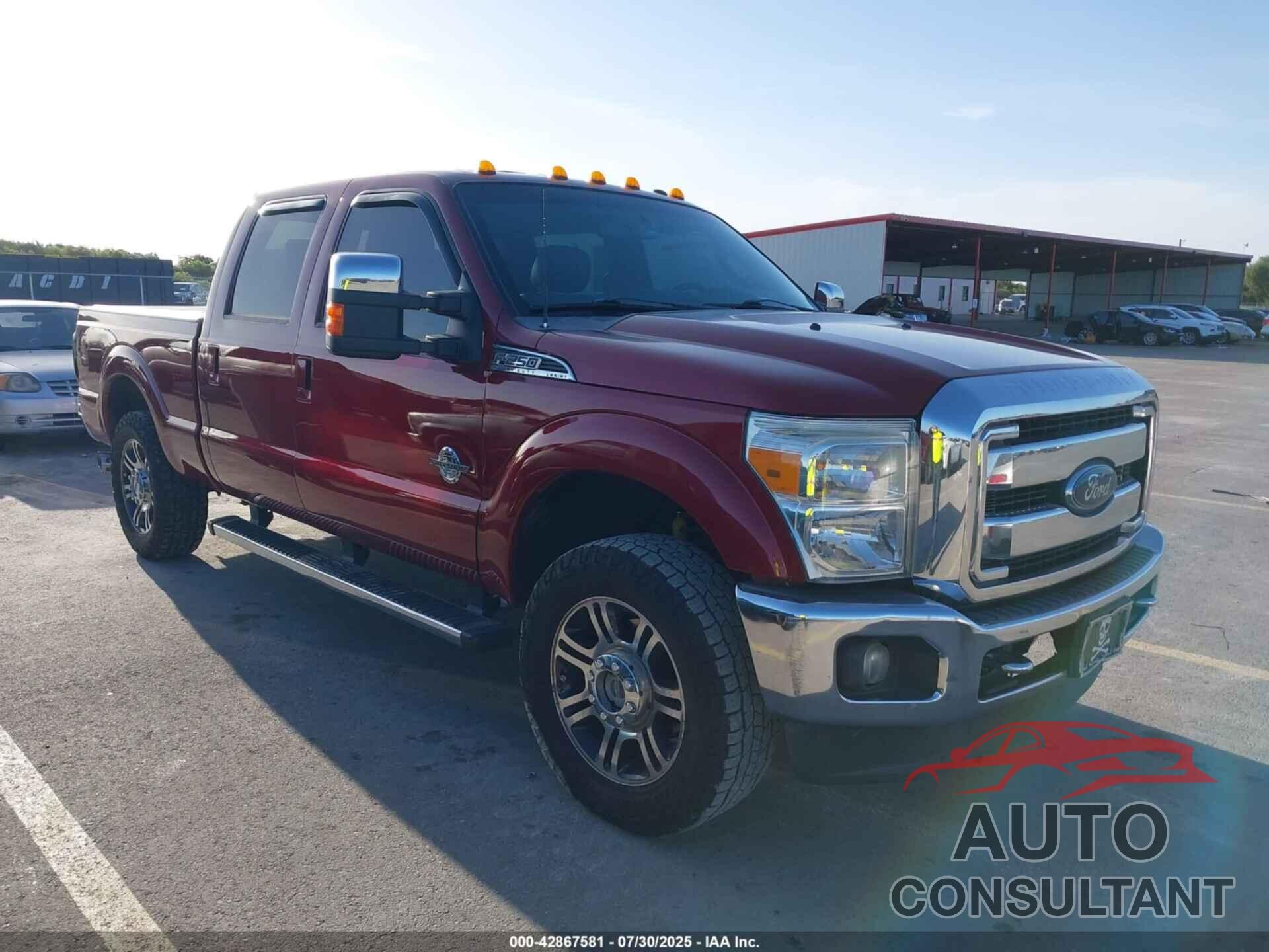 FORD F-250 2013 - 1FT7W2BT8DEB08682