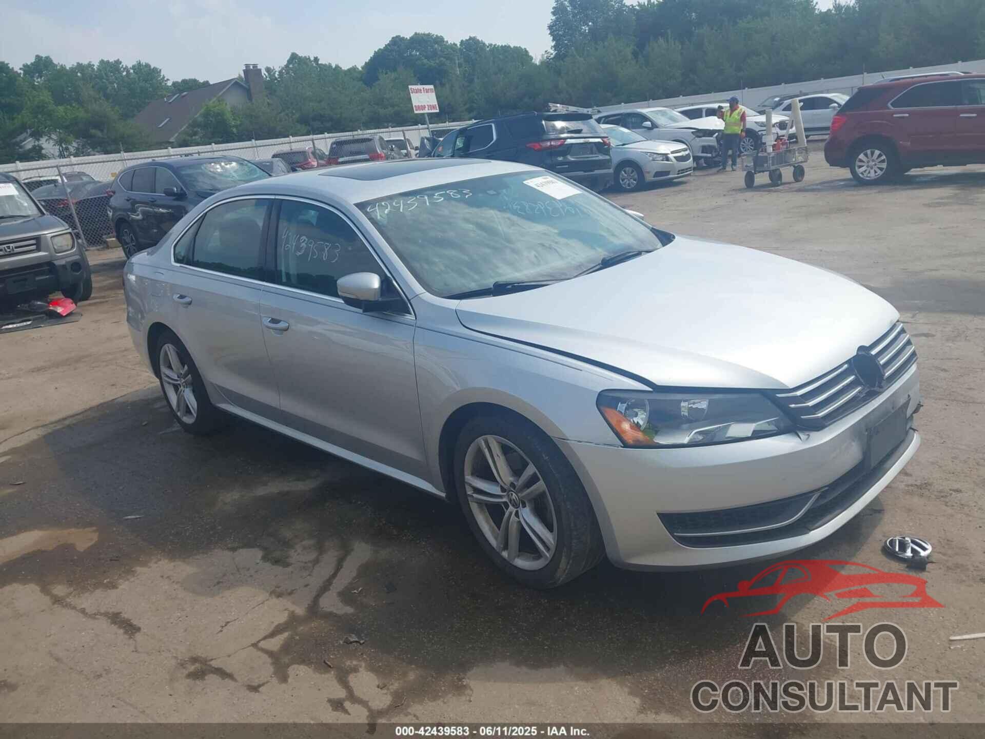 VOLKSWAGEN PASSAT 2014 - 1VWBT7A37EC039074
