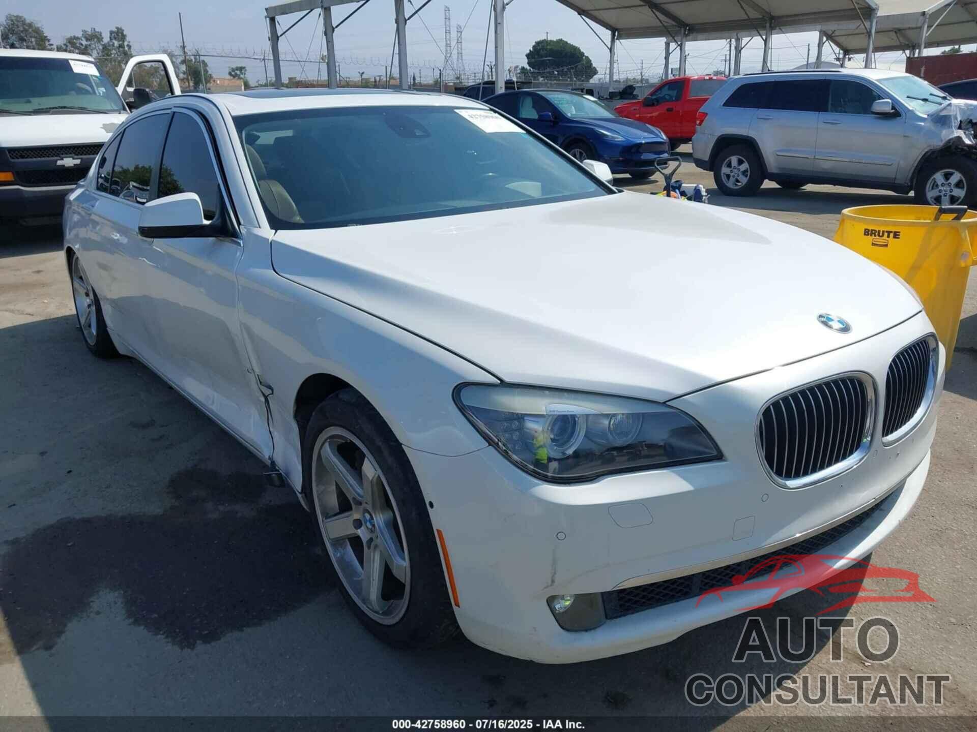 BMW 750LI 2012 - WBAKB8C5XCDX20473