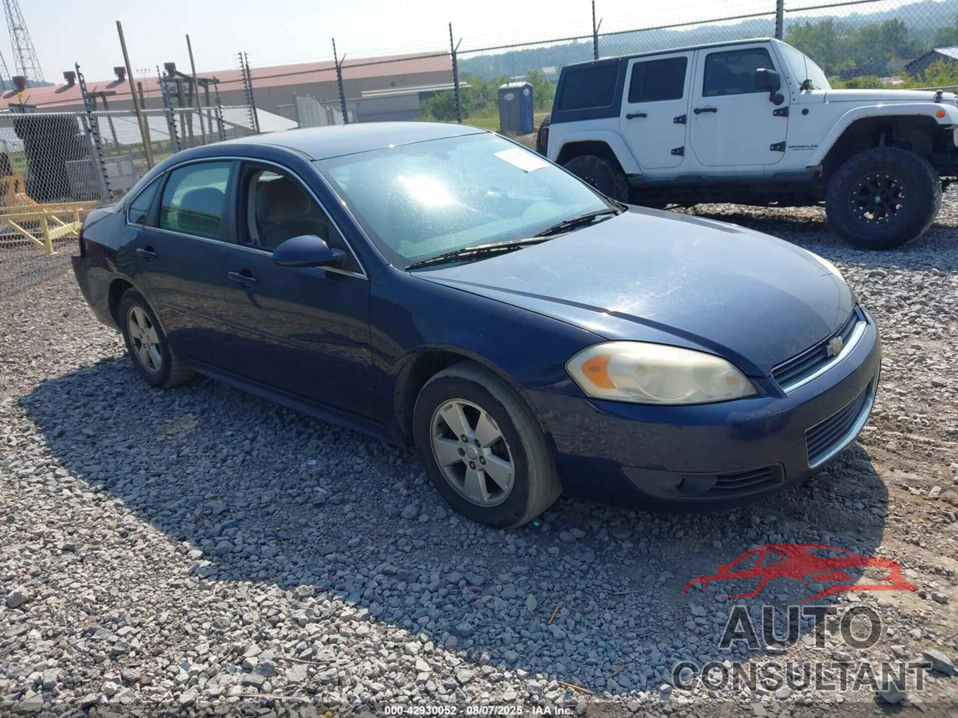 CHEVROLET IMPALA 2010 - 2G1WB5EK9A1196921