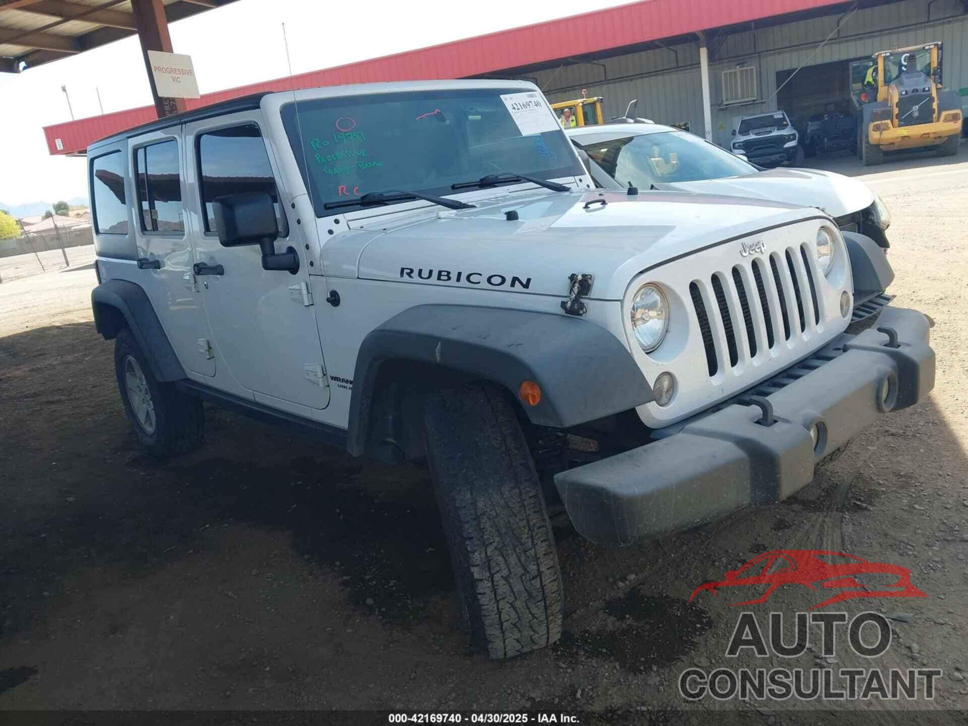 JEEP WRANGLER UNLIMITED 2015 - 1C4BJWFG9FL744927