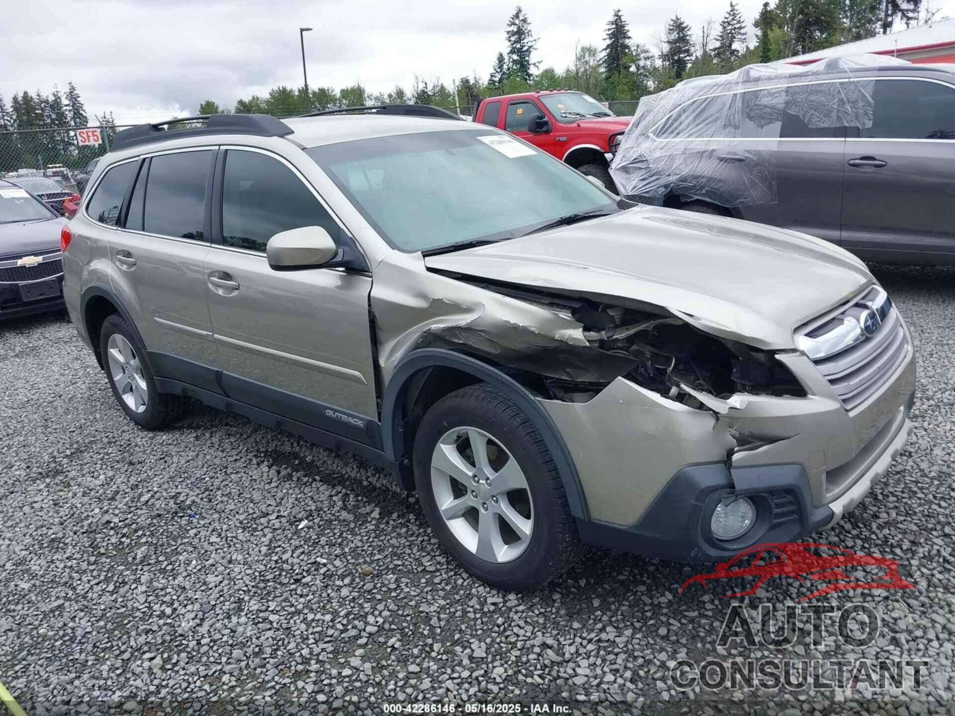SUBARU OUTBACK 2014 - 4S4BRCCC7E3237768
