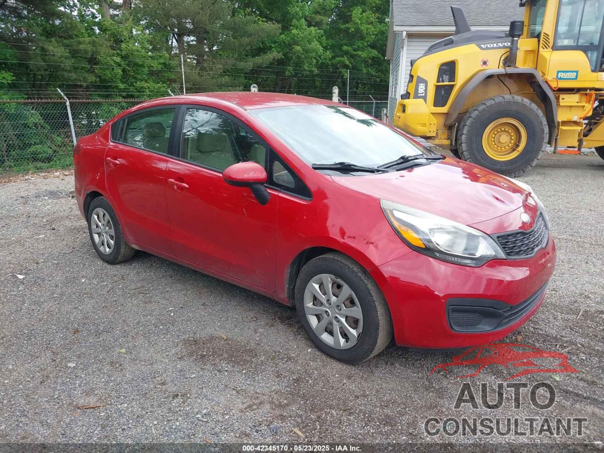 KIA RIO 2013 - KNADM4A33D6256655