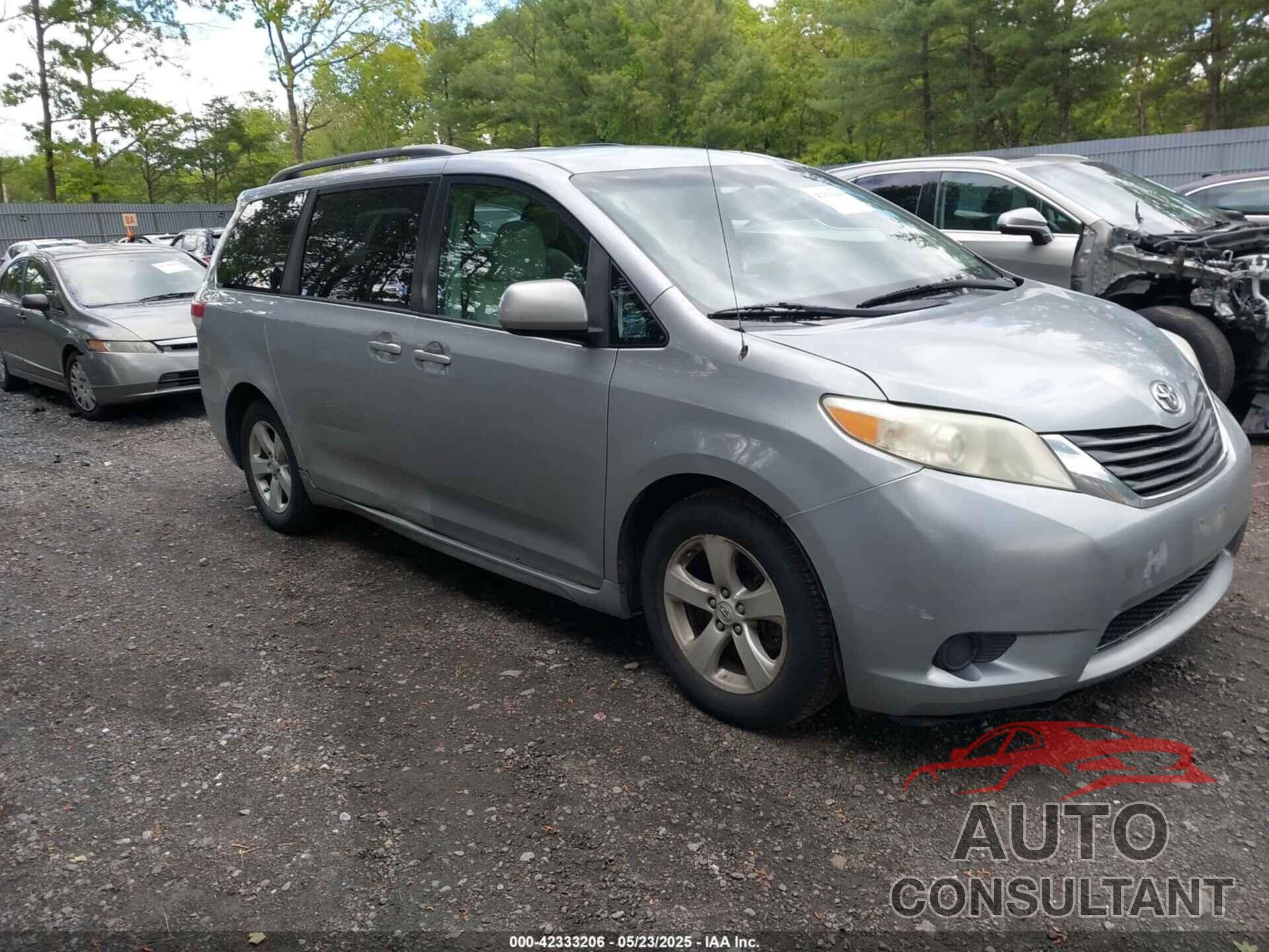 TOYOTA SIENNA 2012 - 5TDKK3DC1CS190661