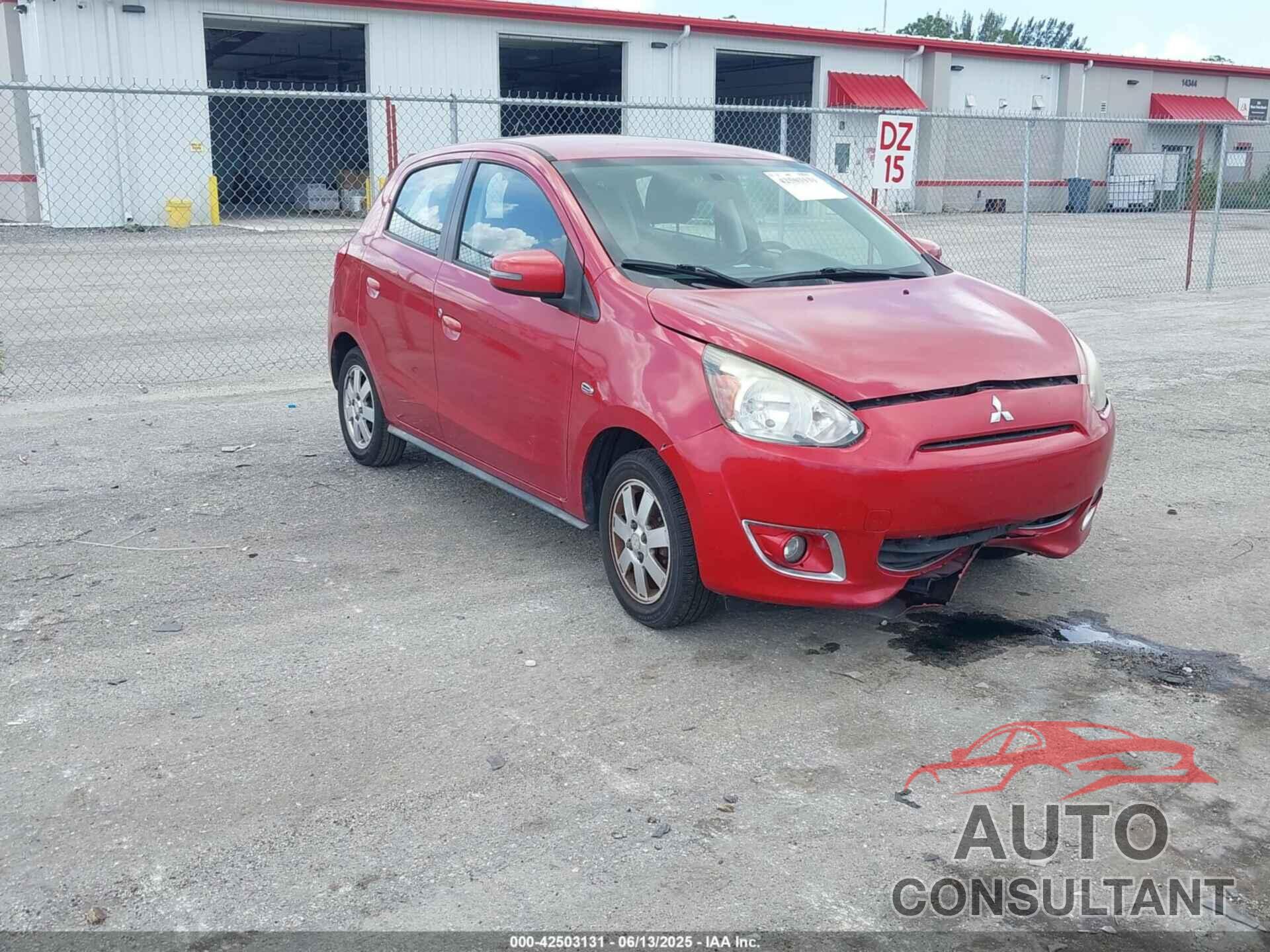 MITSUBISHI MIRAGE 2015 - ML32A4HJ1FH005165